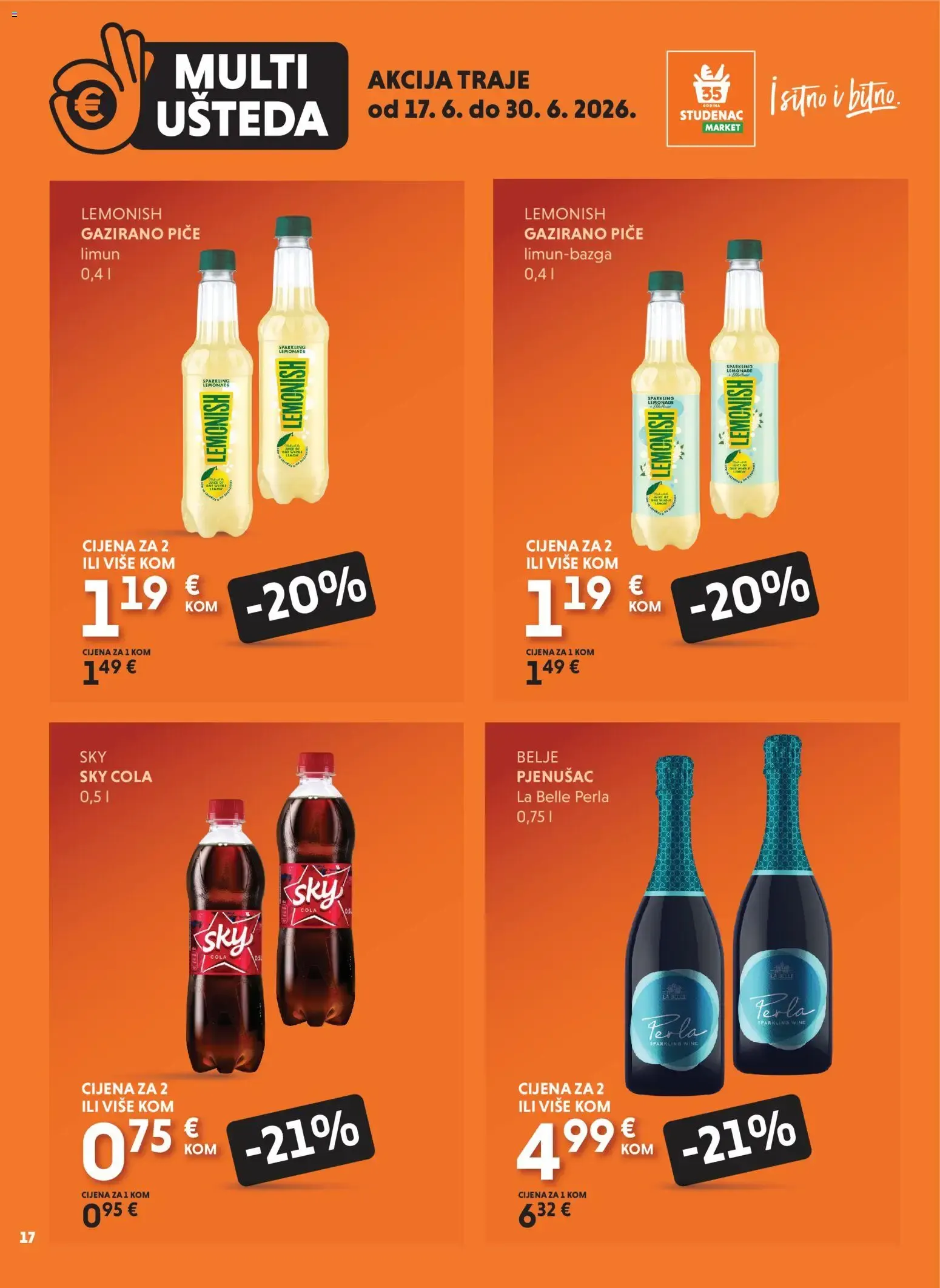 Katalog Uzmi više, plati manje: Multi Ušteda od 17. lipnja do 30. lipnja 2026. - Pregled Stranica 17