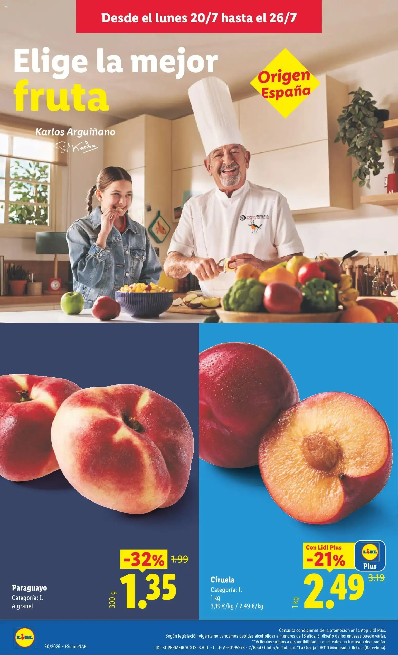 Catálogo de Lidl folleto del 20/07/2026 | Ofertas 20 de julio al 26 de julio 2026 - Página 2