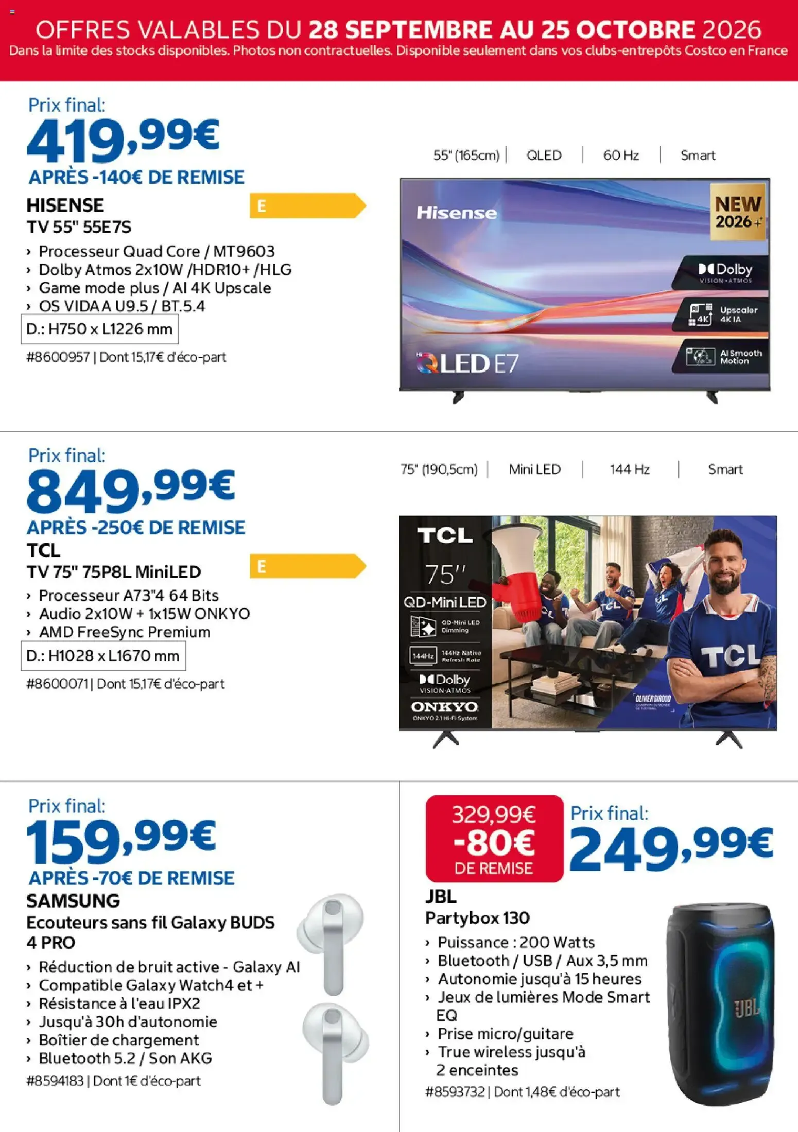 Réservé aux Membres : Plus de 1000€ de Remises Cumulées du 28 septembre au 25 octobre 2026 - Catalogue page 2
