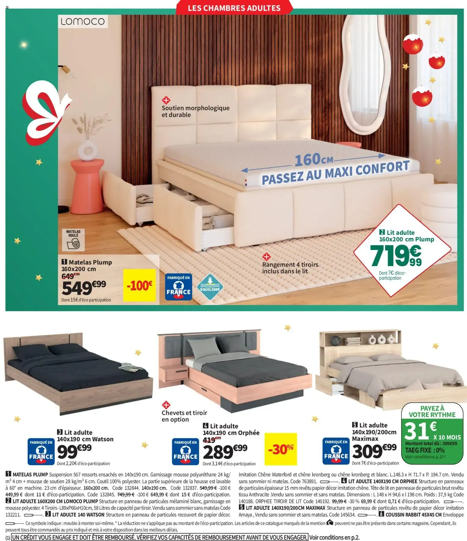 Conforama - Promos de Noël du 27 octobre au 25 décembre 2026 - Catalogue page 22