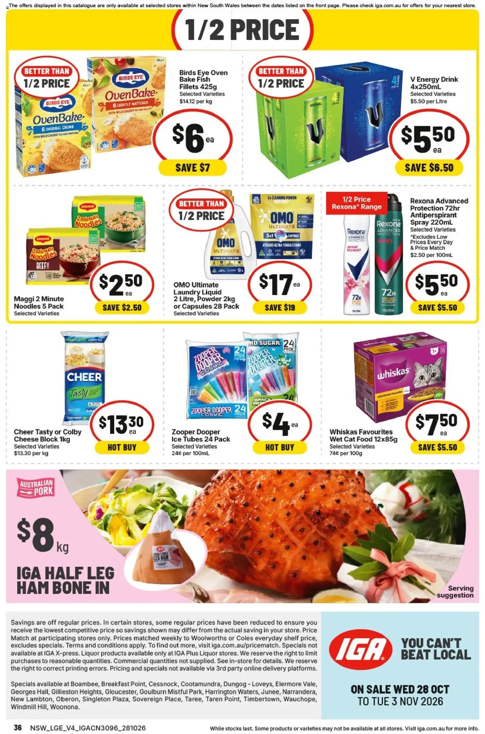IGA Extra Specials: OMO Ultimate Laundry - Catalogue valid from 28 October to 3 November 2026 - page 38