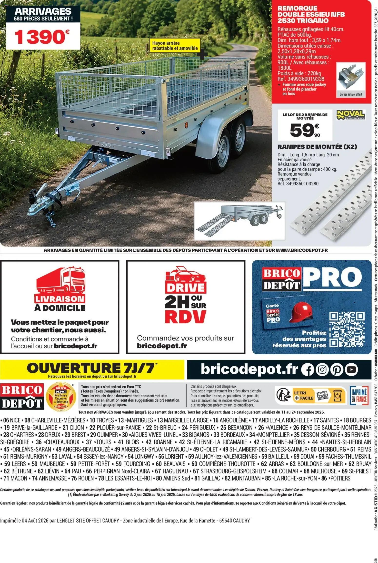 Brico Dépôt catalogue à partir du 11/09/2026 - promo en ligne du 11 septembre au 24 septembre 2026 - Catalogue page 24