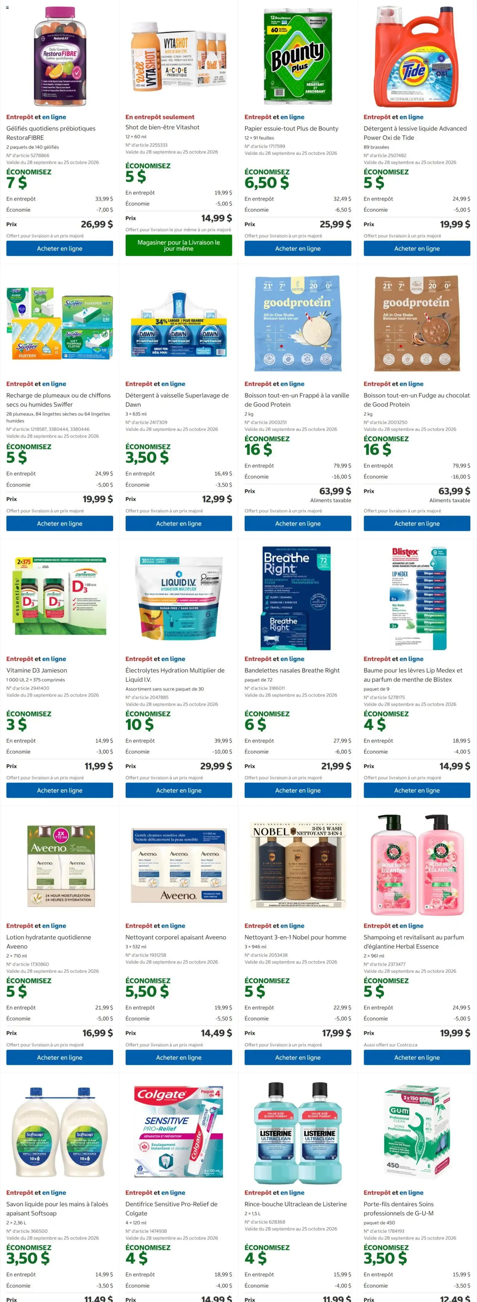 Costco circulaire from Sep 28, 2026 > weekly specials & deals from September 28 to October 11 2026 - flyer page 5
