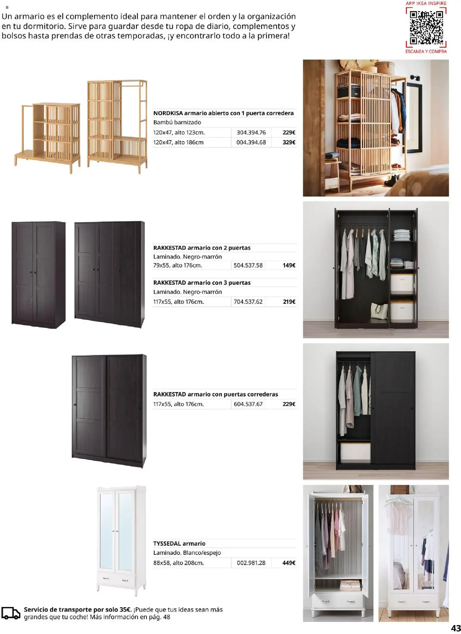 Catálogo de IKEA - Guía de Compra Muebles para el Dormitorio 1 de septiembre al 31 de enero 2027 - Página 43