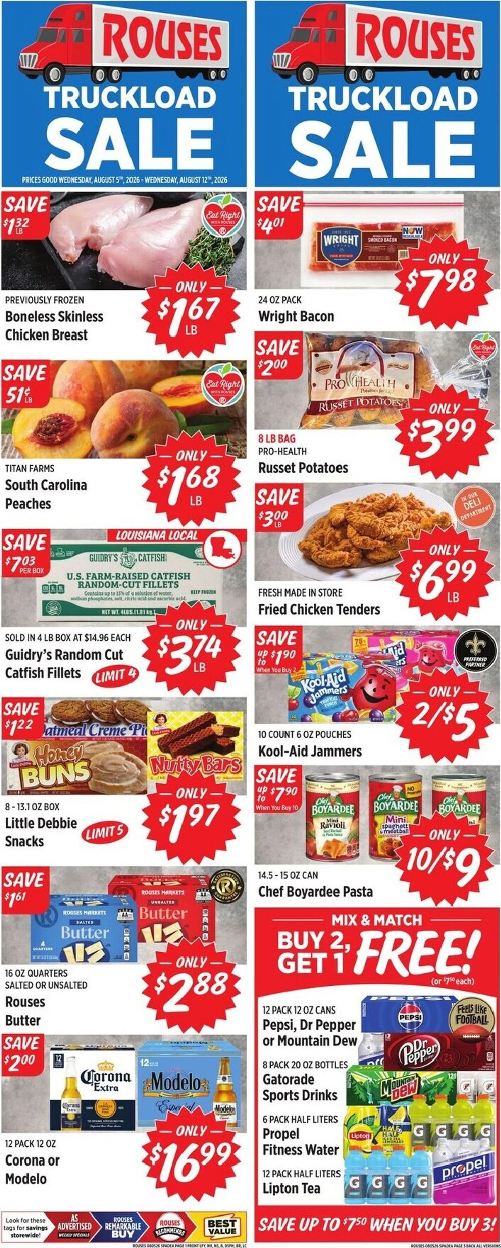 Rouses Truckload Sale