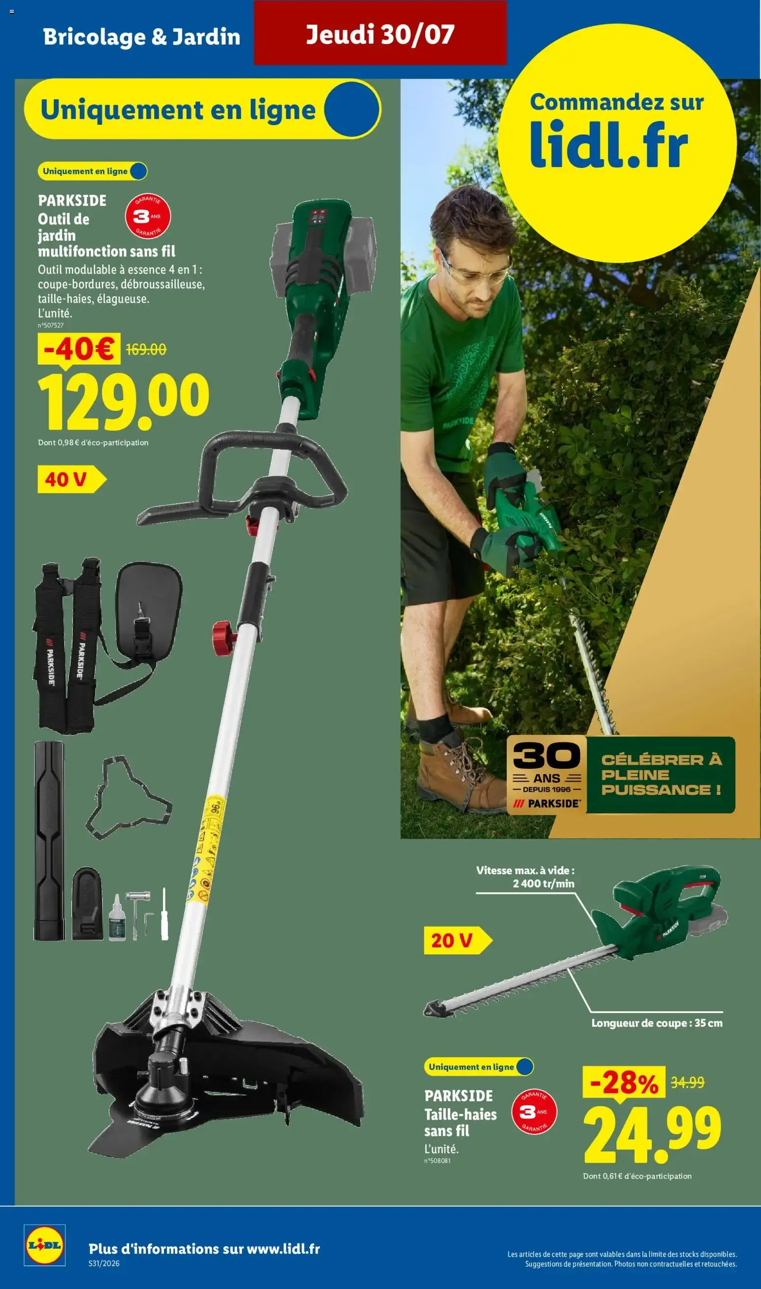 Catalogue LIDL du 27/07/2026 | Promo prospectus en ligne du 27 juillet au 30 juillet 2026 - Catalogue page 8