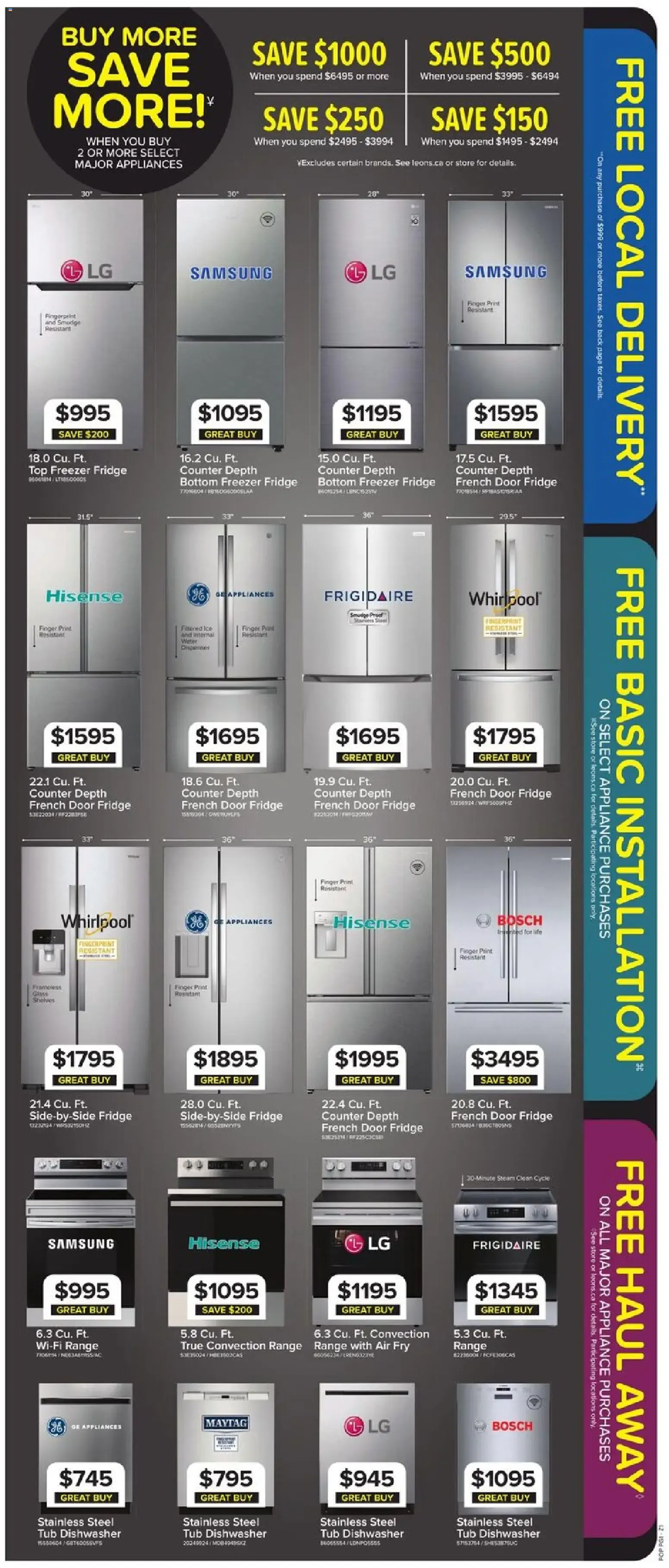 Leon's True North Super Sale from October 8 to October 14 2026 - flyer page 5