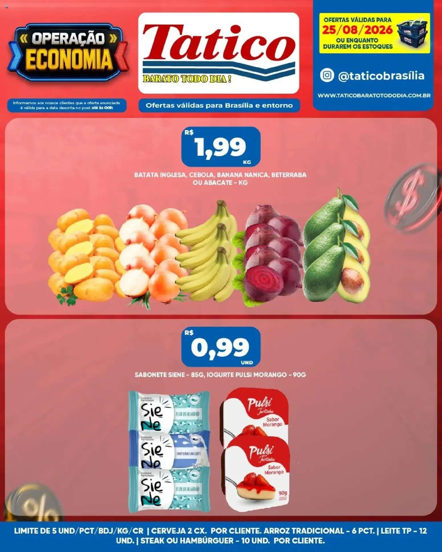 Encarte de Tatico ofertas do Dia de 25/08/2026 | Promoções Online 25 de agosto até 25 de agosto 2026 - Pagina 1