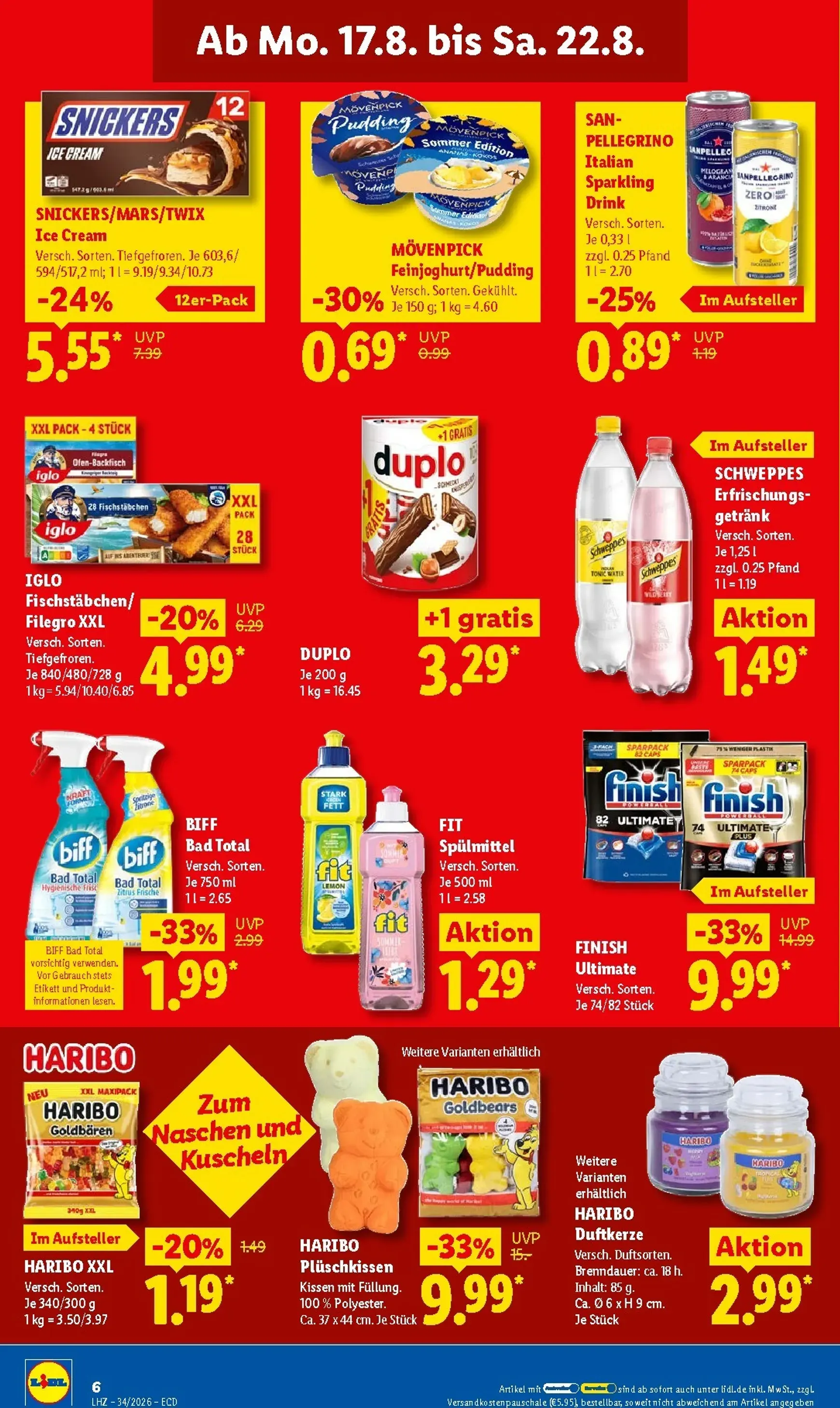 Lidl Prospekt nächste Woche – von Montag 17.08.2026 bis Samstag 22.08.2026 von 17. August bis 22. August 2026 - Prospekt seite 15