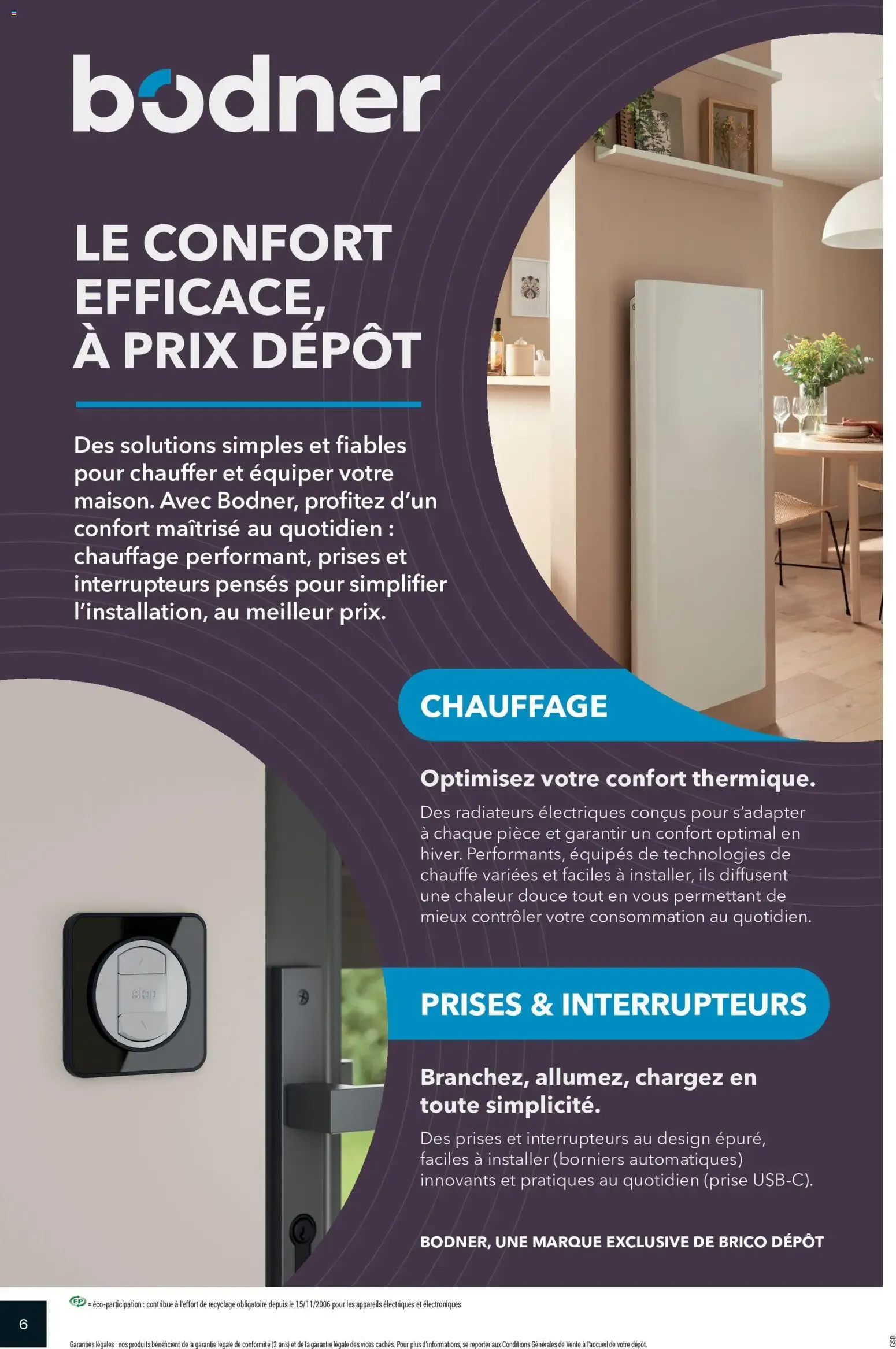 Prix Dépôt Spécial Chauffage Isolation du 9 octobre au 22 octobre 2026 - Catalogue page 6