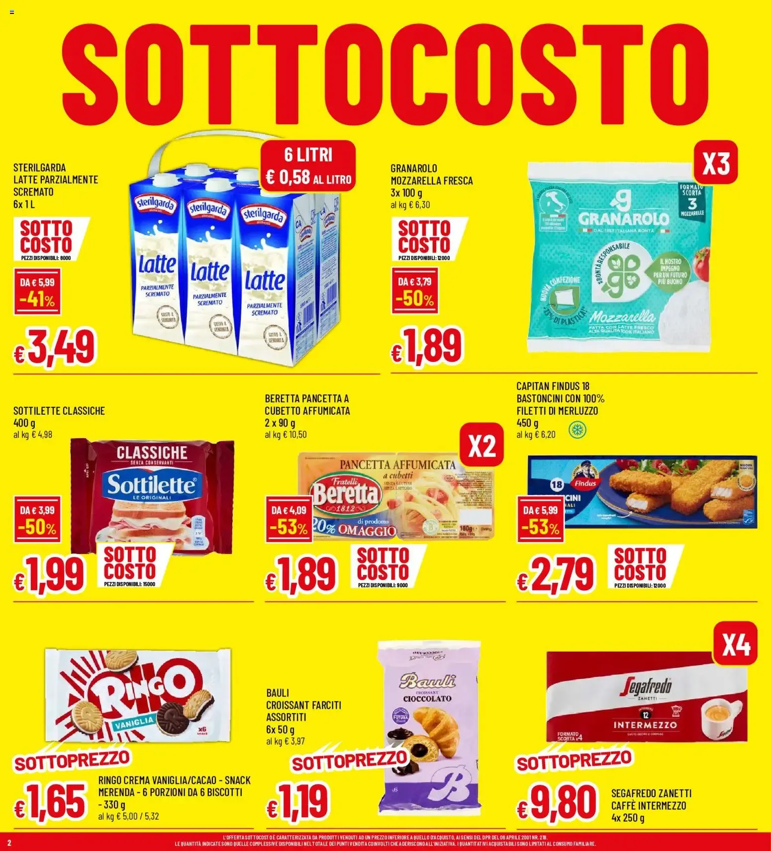 SOTTOCOSTO da 29 ottobre a 7 novembre di 2026 - Pagina del volantino 2