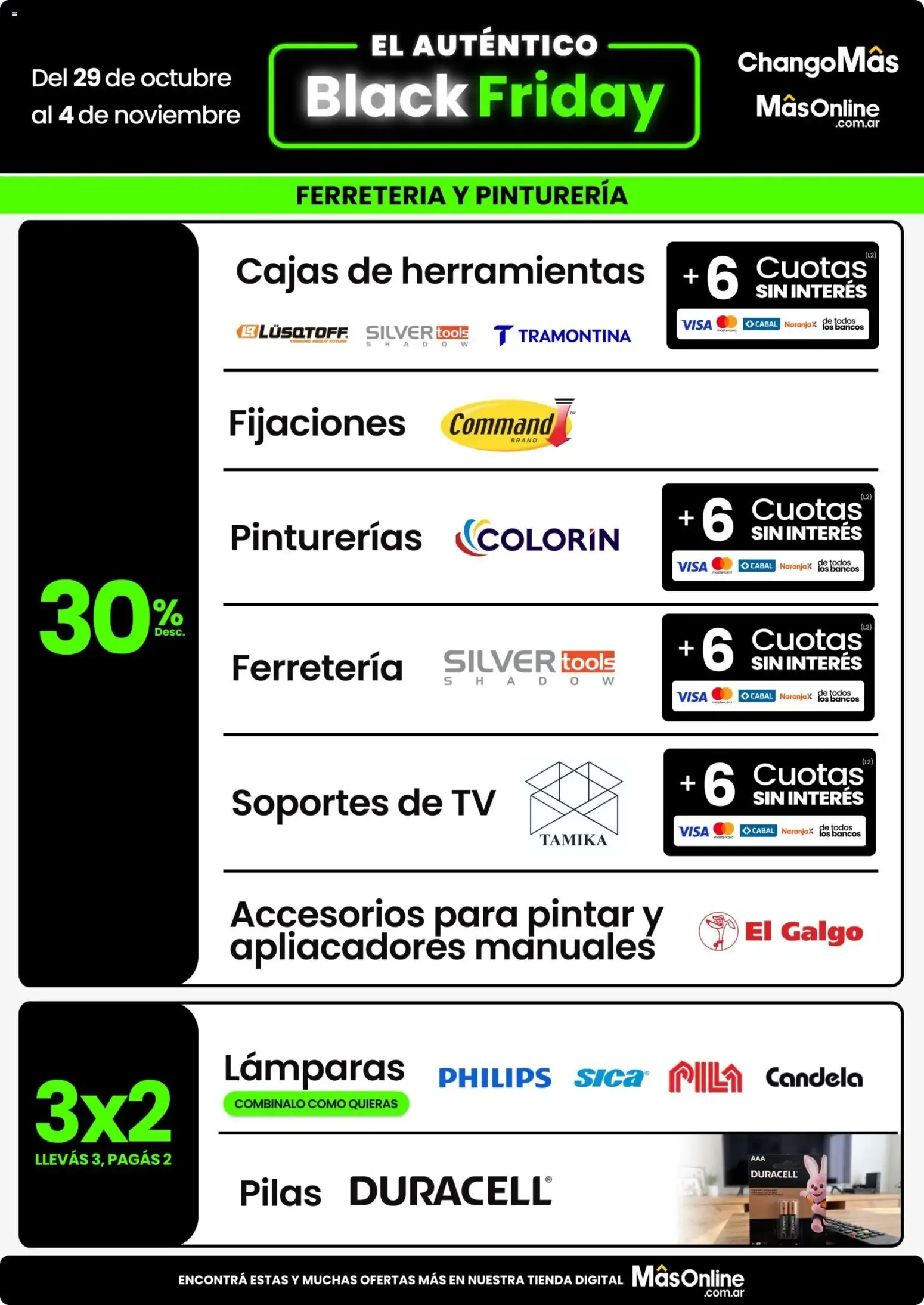 Ofertas de Changomas BLACK FRIDAY Folleto de 29/10/2026 29 de octubre al 4 de noviembre 2026 - Página 14 del catálogo