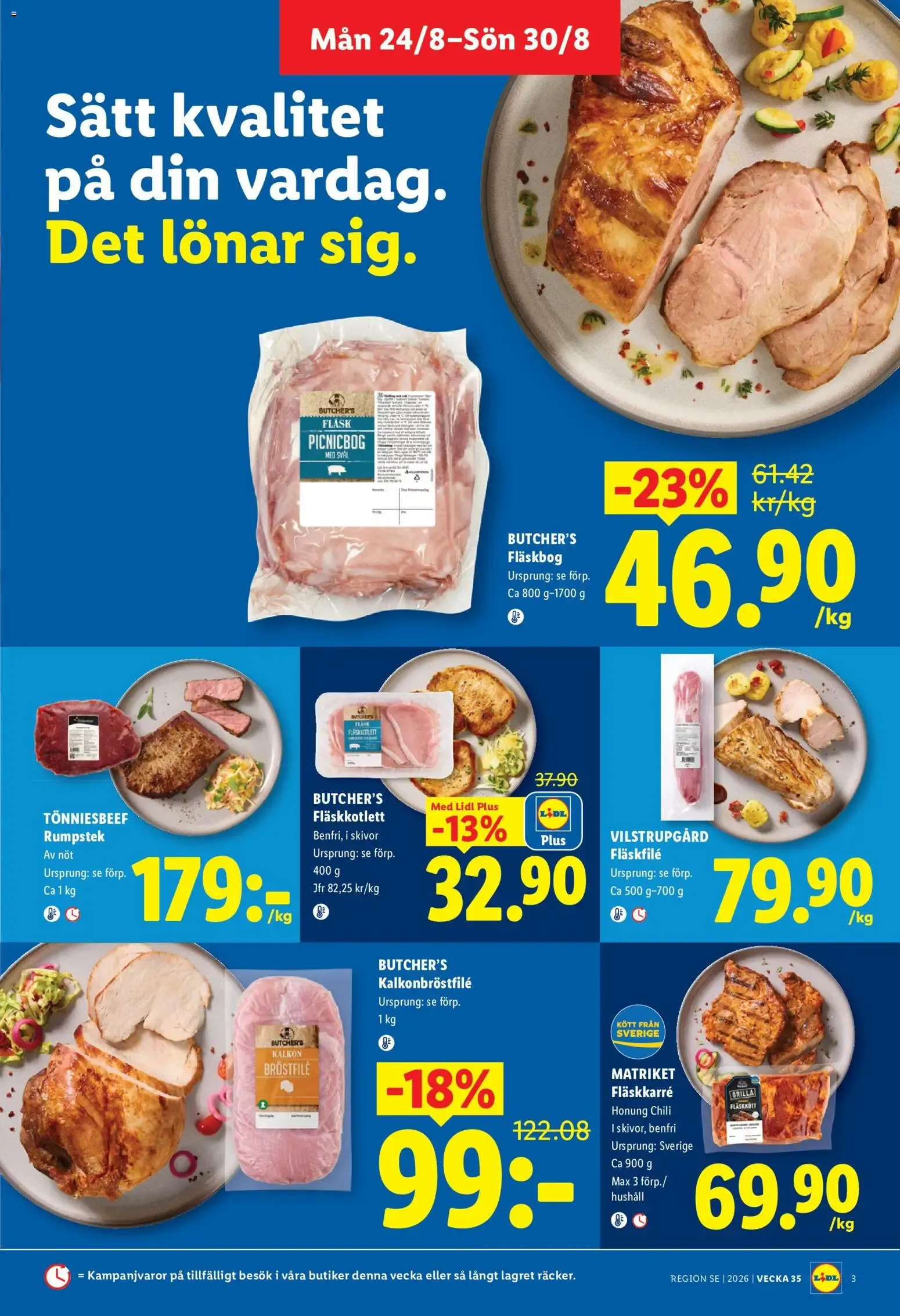 Lidl erbjudanden från 24/08/2026 - 30/08/2026 > Reklamblad nuvarande rabatter från 24 augusti till 30 augusti 2026 - Reklamblad sidor 3