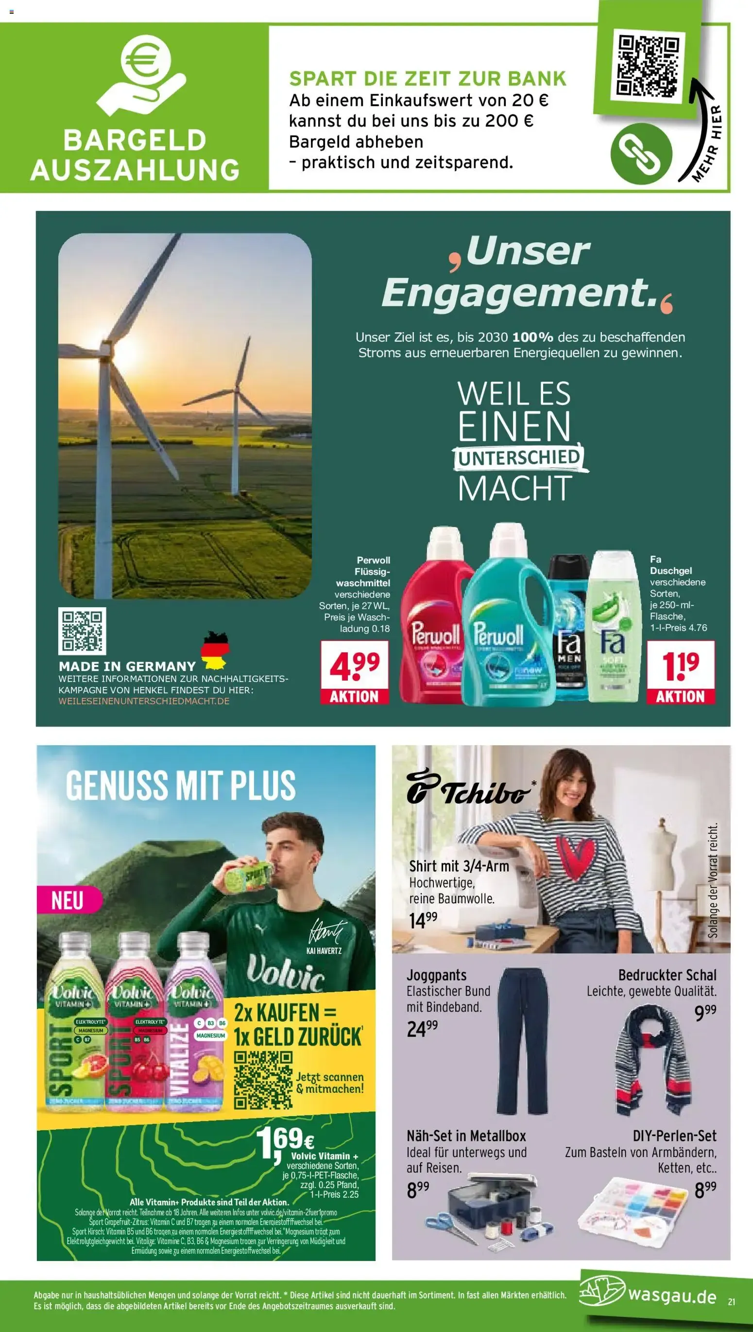 Wasgau Prospekt (ab 20.07.2026) zum Blättern von 20. Juli bis 25. Juli 2026 - Prospekt seite 21
