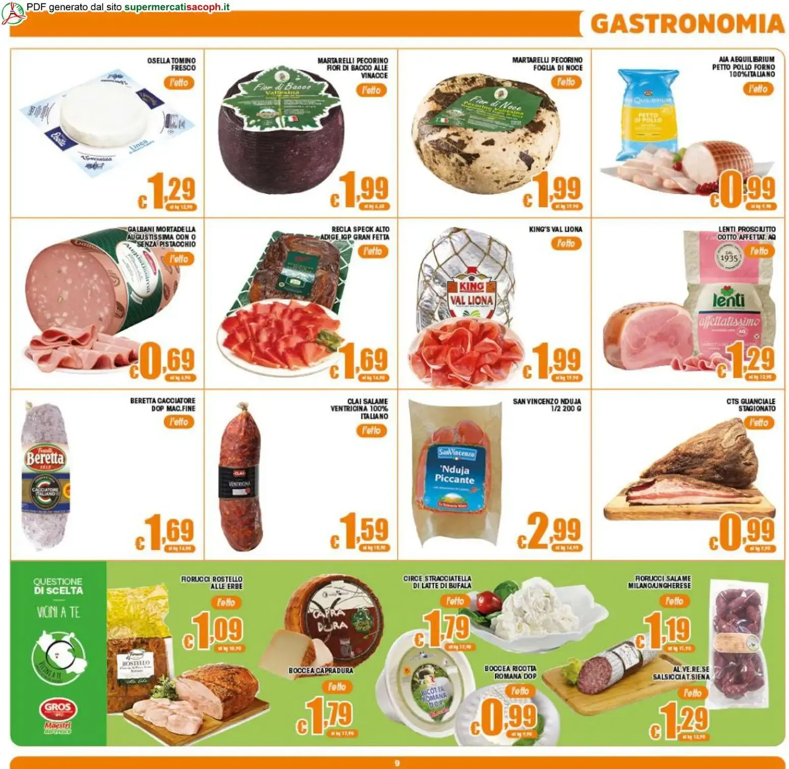 Sacoph volantino dal 10/06/2026 - online Offerte da 10 giugno a 18 giugno di 2026 - Pagina del volantino 9
