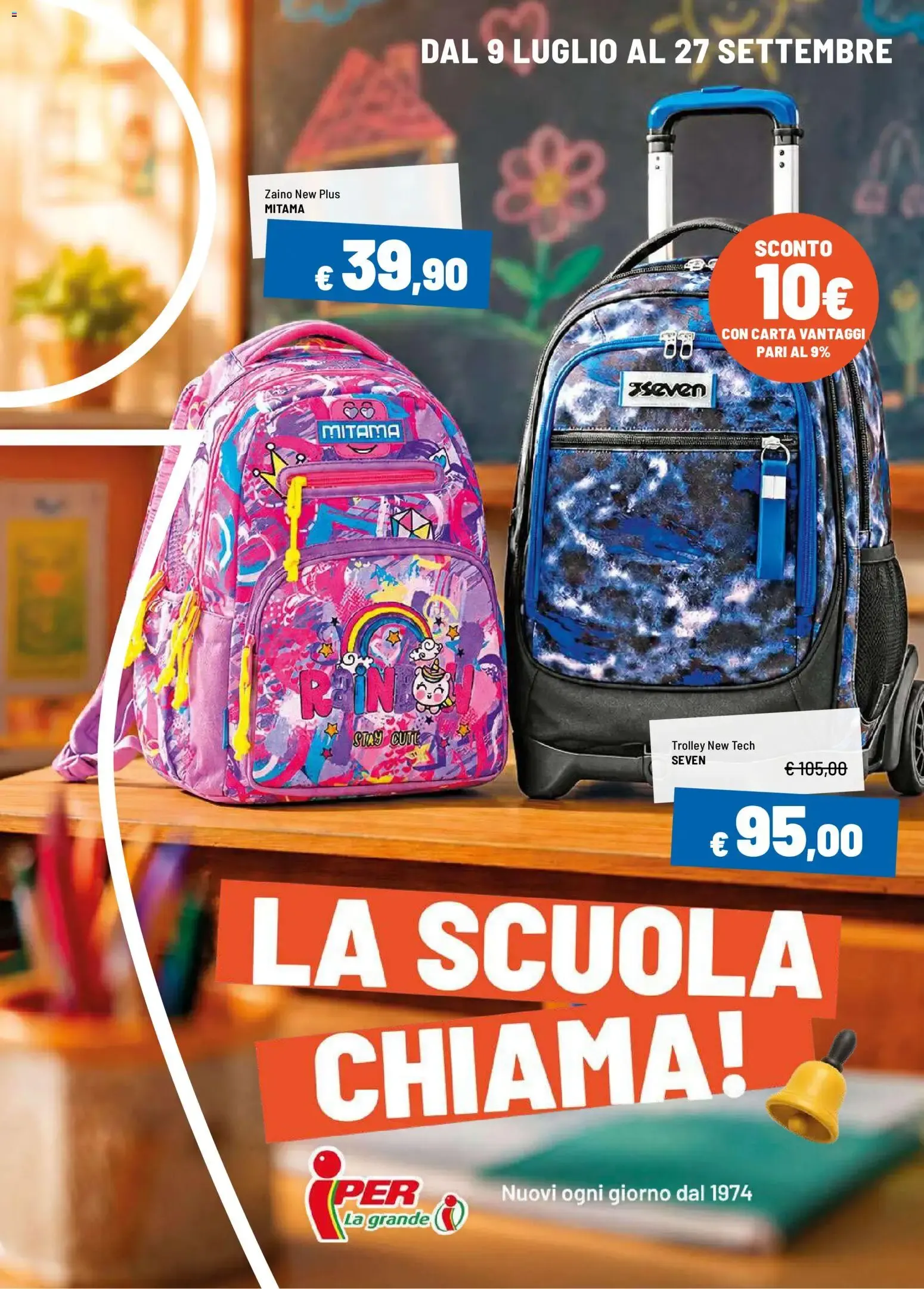 LA SCUOLA CHIAMA! da 9 luglio a 27 settembre di 2026 - Pagina del volantino 1