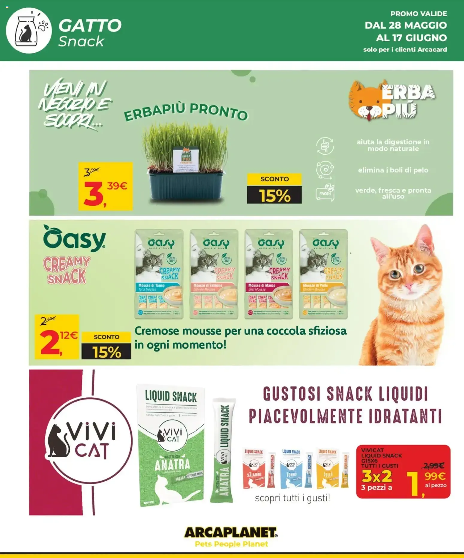 Arcaplanet volantino dal 28/05/2026 - online Offerte da 28 maggio a 17 giugno di 2026 - Pagina del volantino 12