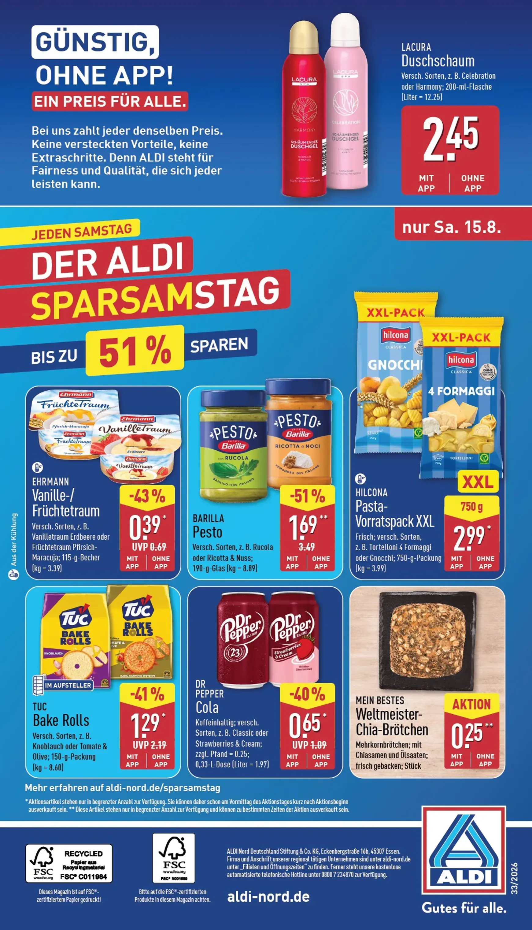 ALDI NORD Prospekt nächste Woche – von Montag 10.08.2026 bis Samstag 15.08.2026 von 10. August bis 15. August 2026 - Prospekt seite 34