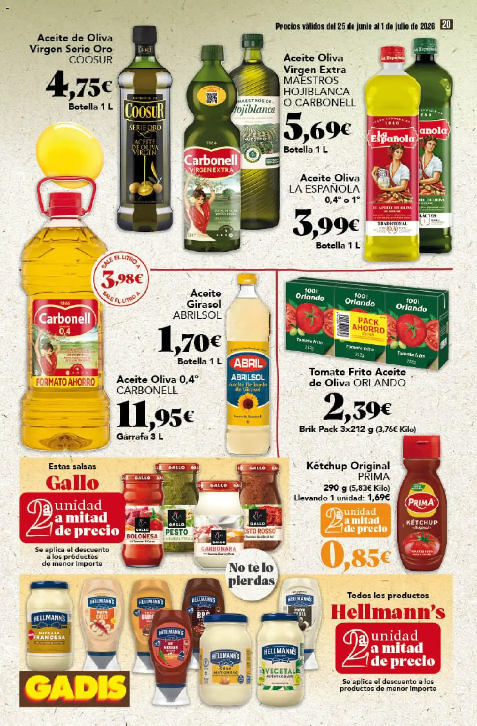Catálogo de HAY MUCHO DE TI EN EL PRODUCTO LOCAL GADIS 25 de junio al 1 de julio 2026 - Página 20