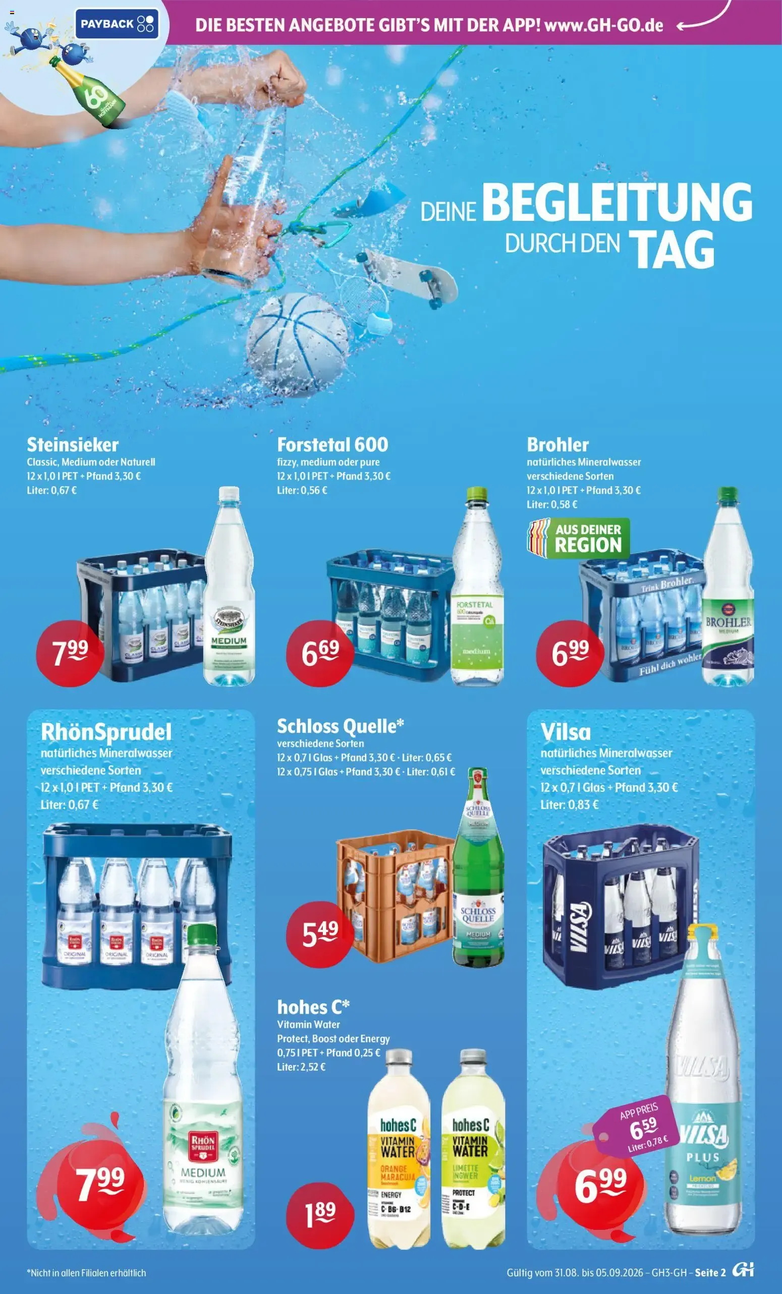 Trink und Spare Prospekt (ab 31.08.2026) zum Blättern von 31. August bis 5. September 2026 - Prospekt seite 2