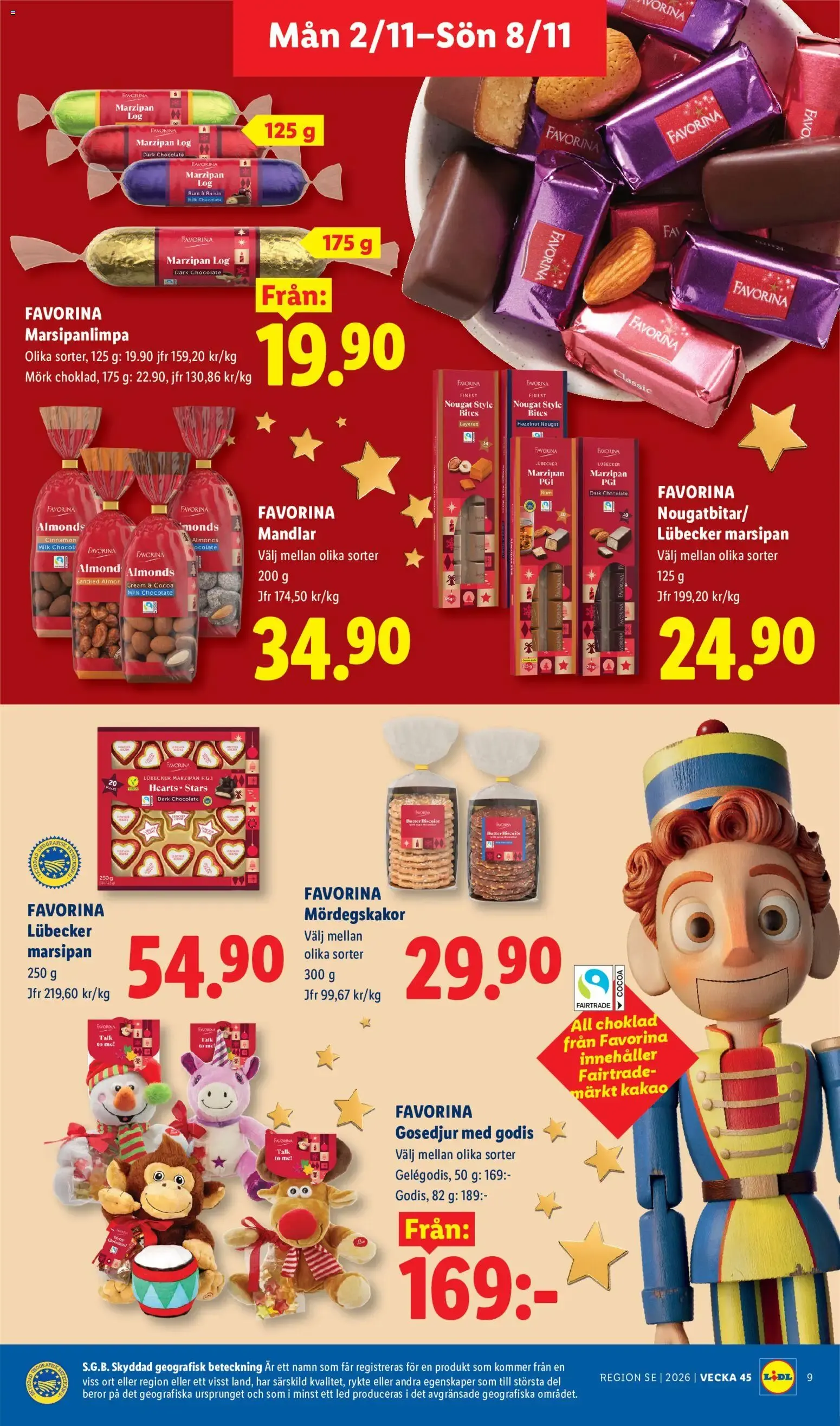 Lidl - erbjudanden från 02/11/2026 - 08/11/2026 > Reklamblad nuvarande rabatter från 2 november till 8 november 2026 - Reklamblad sidor 9