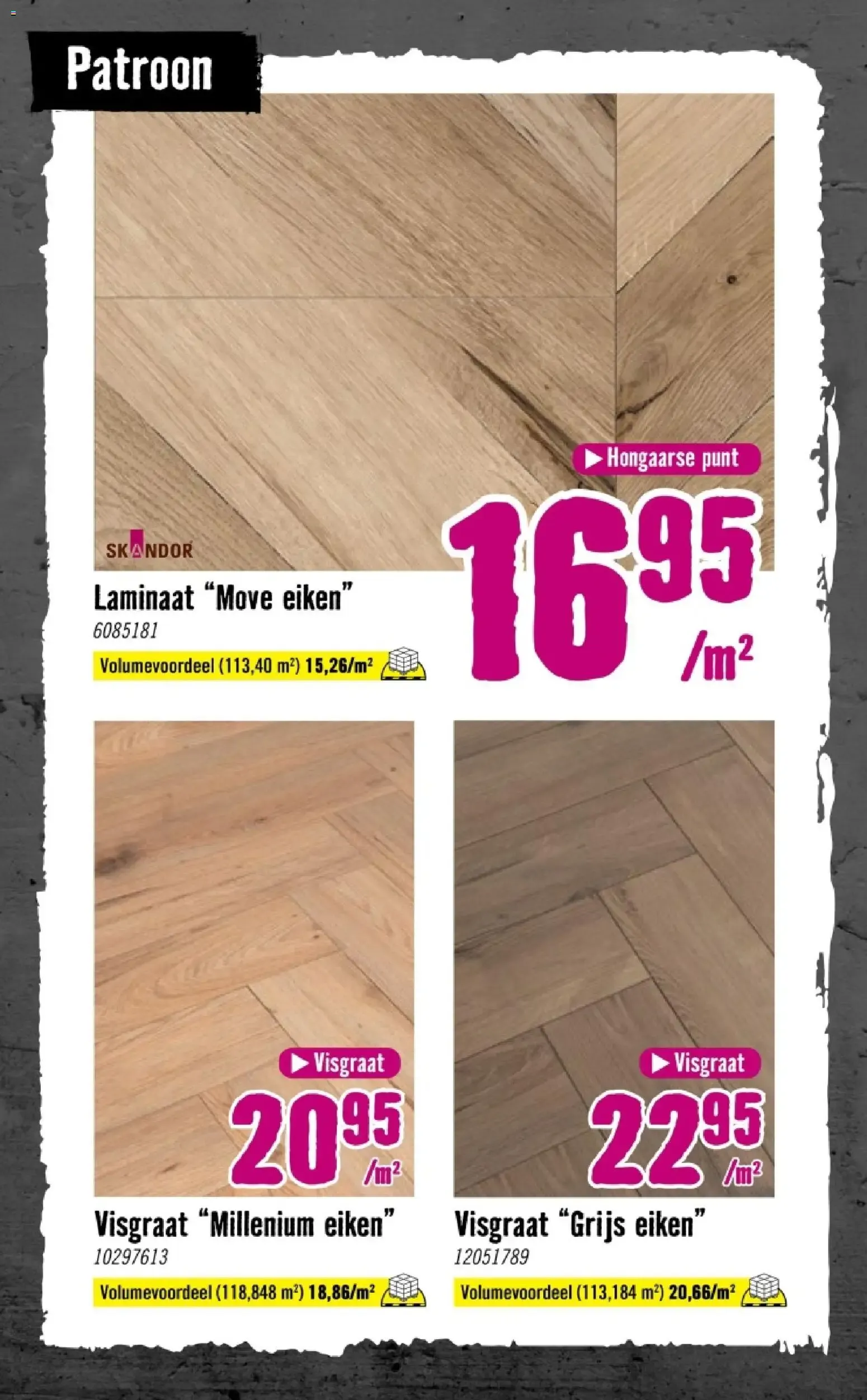Laminaat "Dawn eiken" - Die vloer leg je zelf! van 1 juni tot 5 juli 2026 - Folder pagina 12