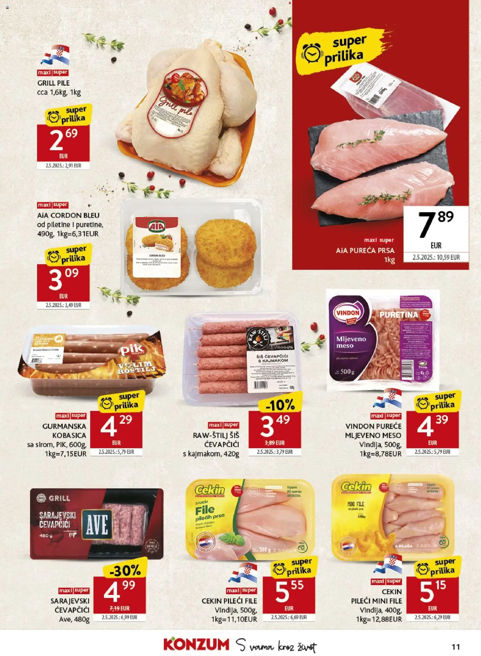 Katalog Konzum Katalog novi od 04.08.2026 na listanje > letak digitalni od 4. kolovoza do 11. kolovoza 2026. - Pregled Stranica 11