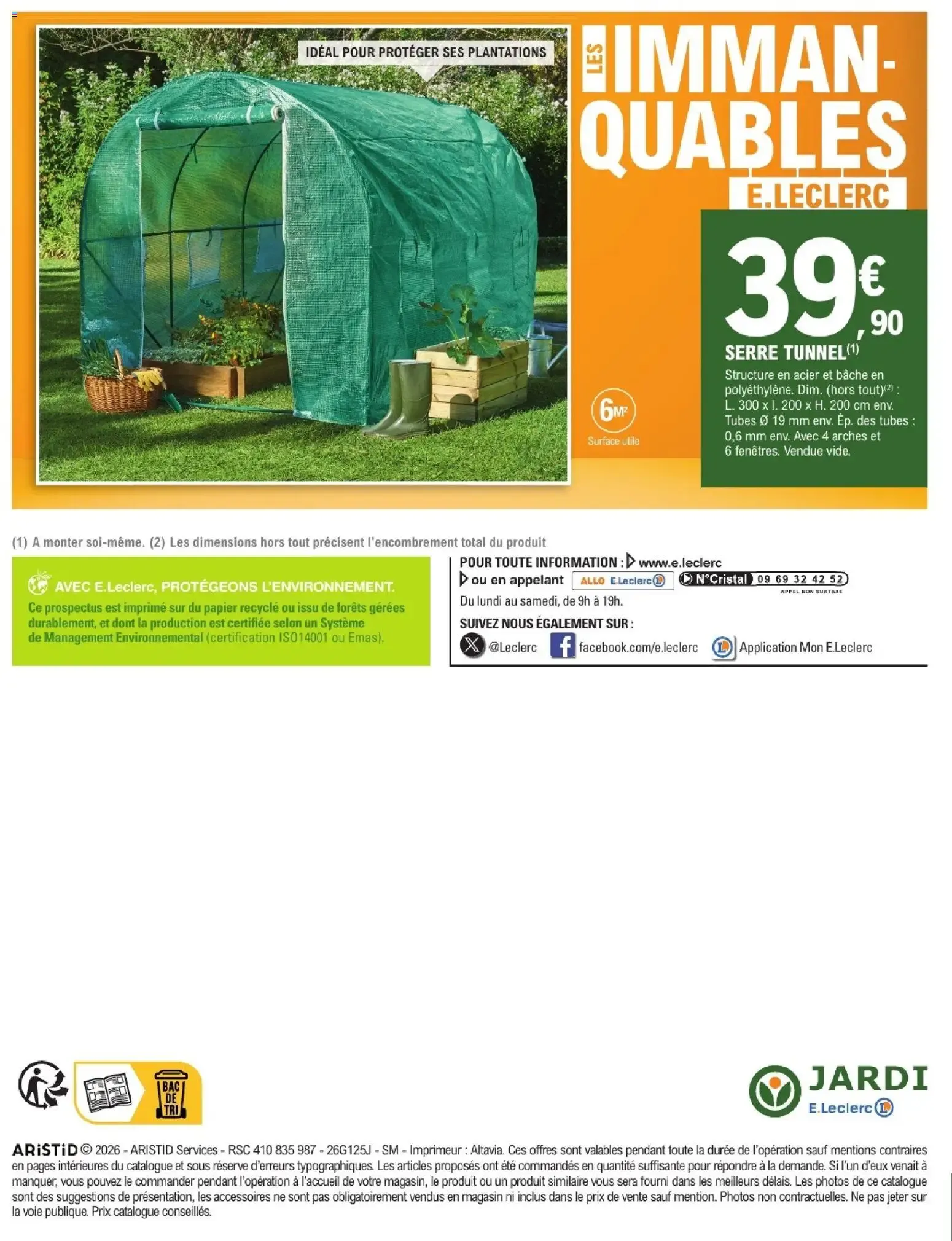 Brico E.Leclerc catalogue Jardi à partir du 13/10/2026 - promo en ligne du 13 octobre au 24 octobre 2026 - Catalogue page 12