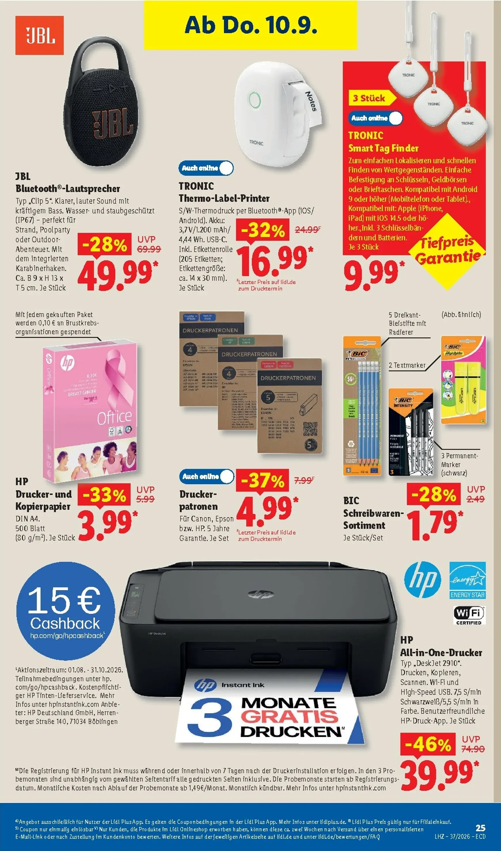 Lidl - Nonfood Prospekt nächste Woche – von Montag 07.09.2026 bis Samstag 12.09.2026 von 7. September bis 12. September 2026 - Prospekt seite 25