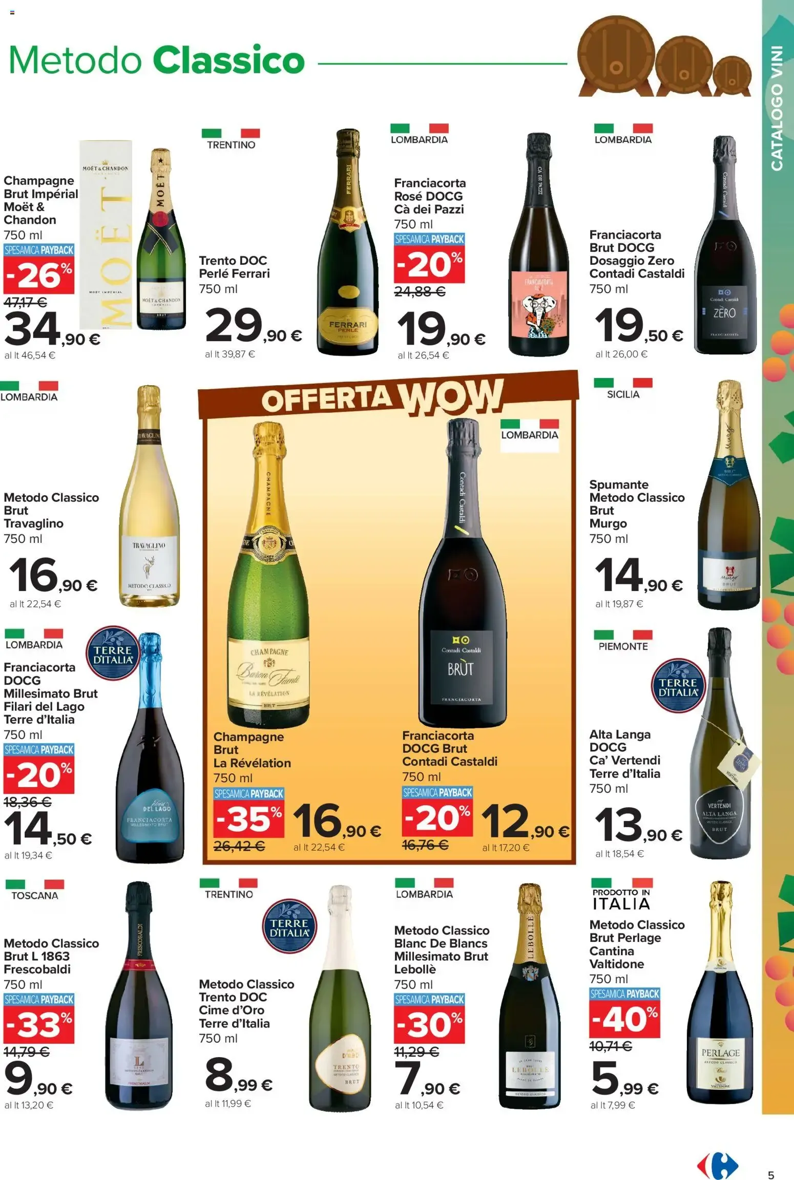 Nuovo Carrefour volantino Iper Vini dal 05/10/2026 > offerte anteprima 🛍️ da 5 ottobre a 8 novembre di 2026 - Pagina del volantino 5