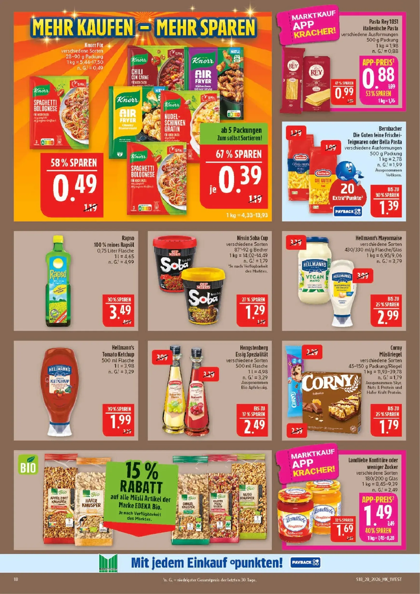 Marktkauf Prospekt – von Montag 06.07.2026 bis Samstag 11.07.2026 von 6. Juli bis 11. Juli 2026 - Prospekt seite 18