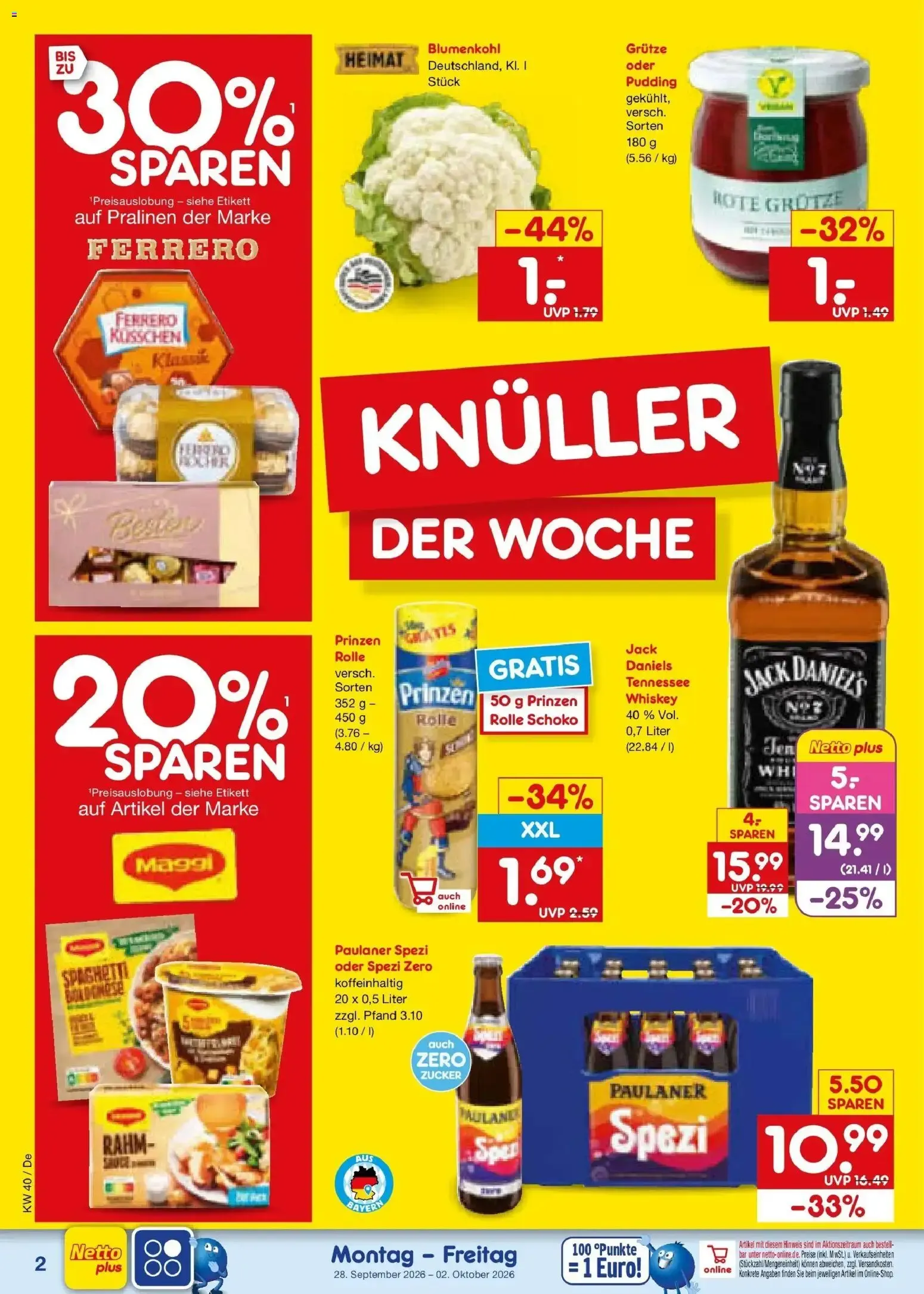 Netto Marken-Discount Prospekt (ab 28.09.2026) » Angebote von 28. September bis 2. Oktober 2026 - Prospekt seite 2