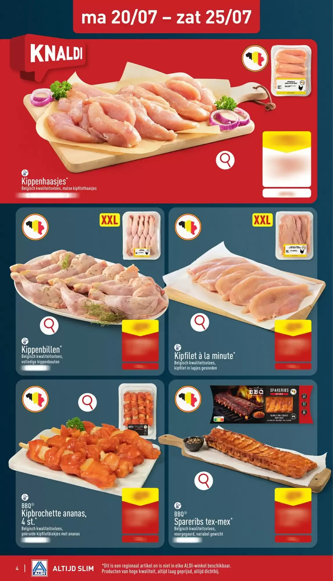 Aldi folder van 20/07 t.e.m. 25/07 van 20 juli tot 25 juli 2026 - folder pagina 4