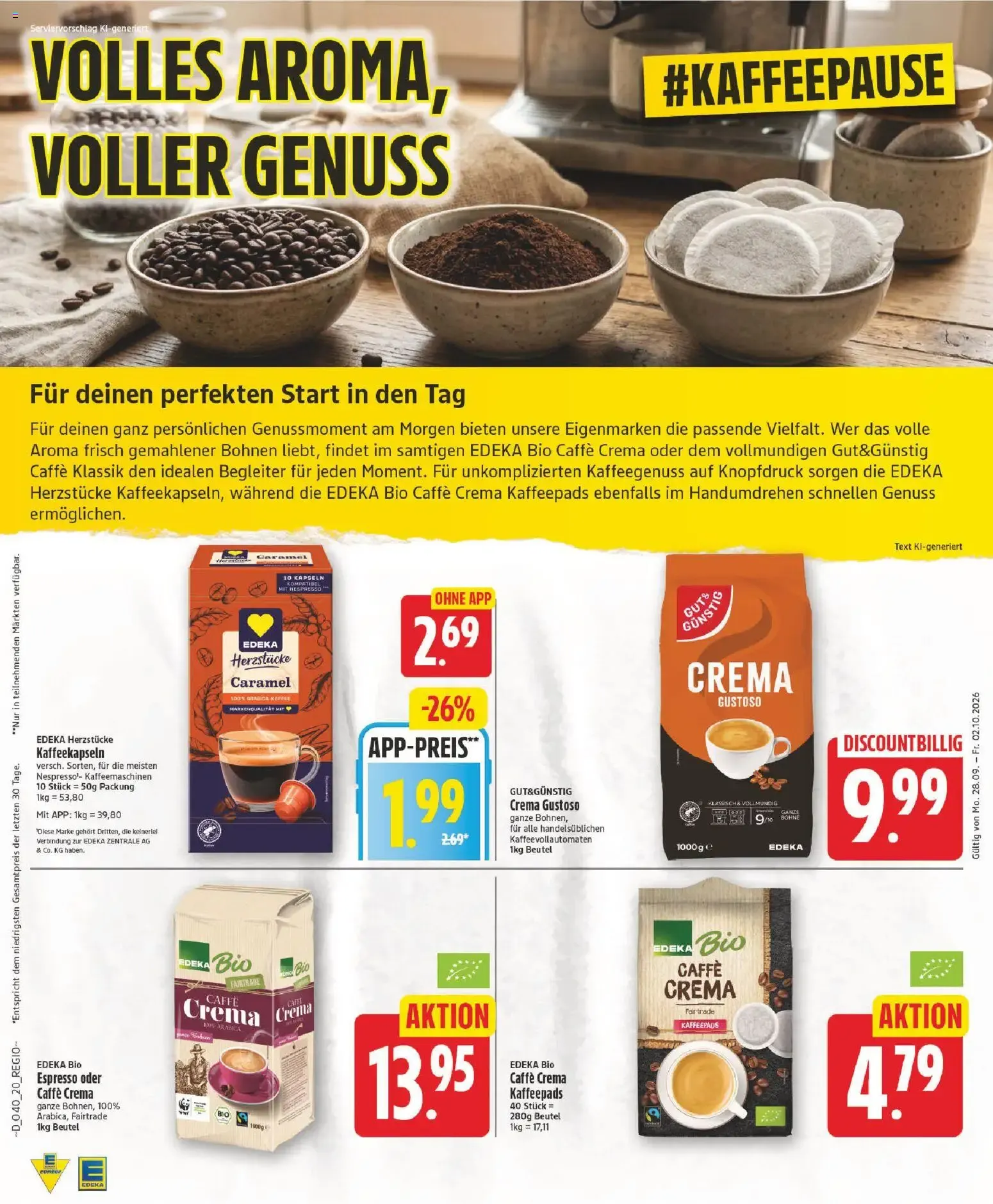 Edeka Prospekt (ab 28.09.2026) » Angebote Online von 28. September bis 2. Oktober 2026 - Prospekt seite 20