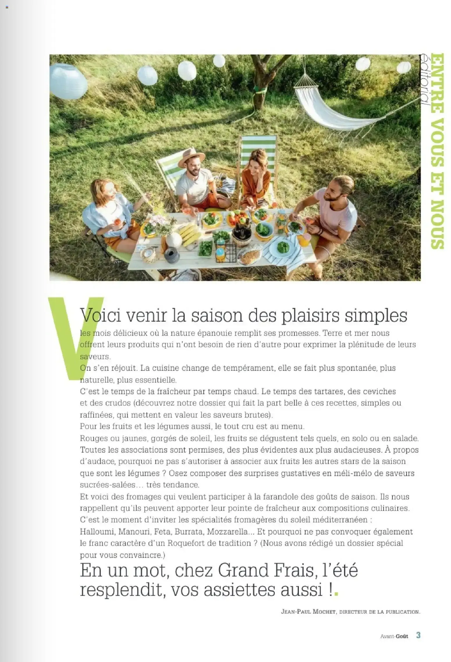 Avant-Gout Grand Frais - Été 2026 du 30 septembre au 31 octobre 2026 - Catalogue page 3