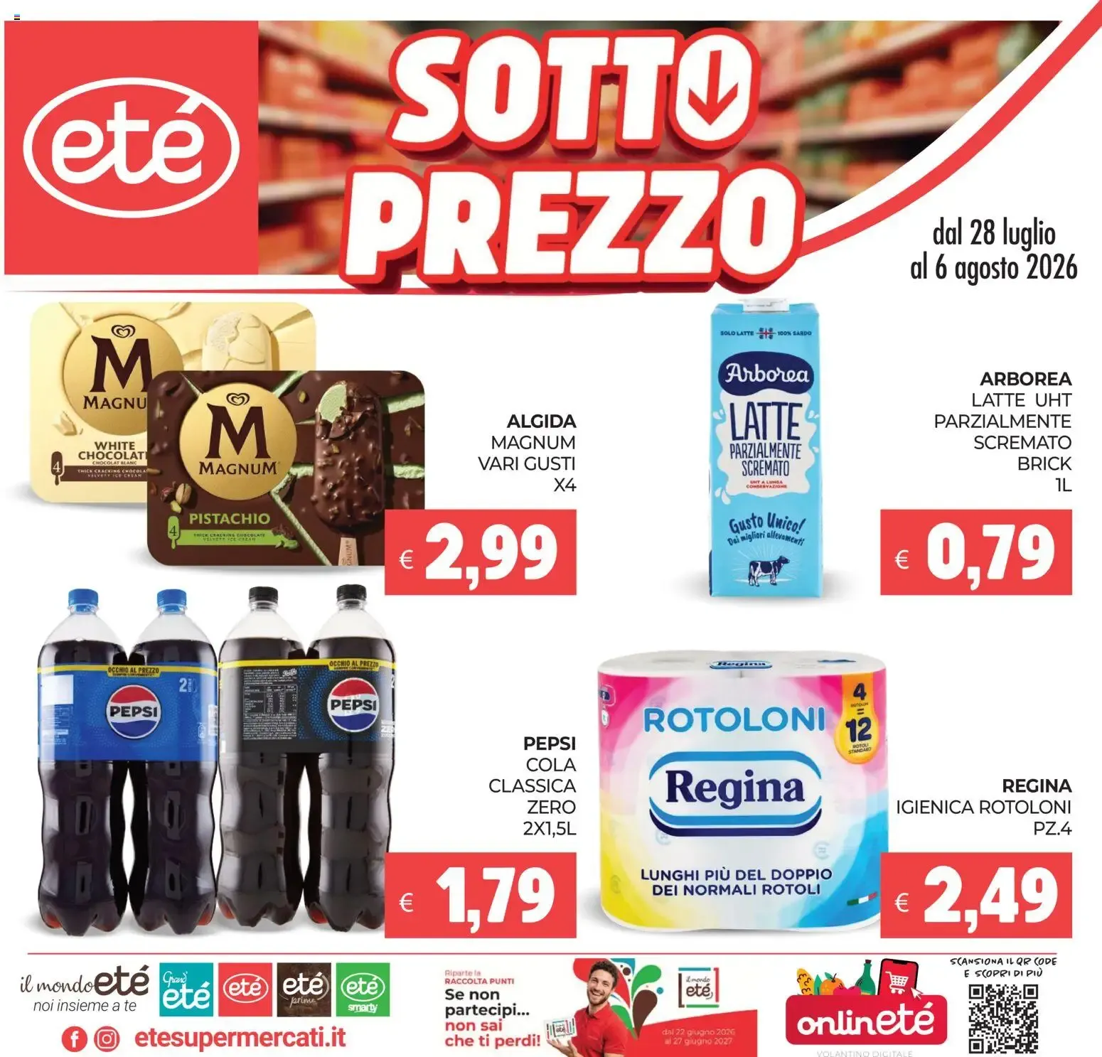 Eté volantino dal 28/07/2026 - online Offerte