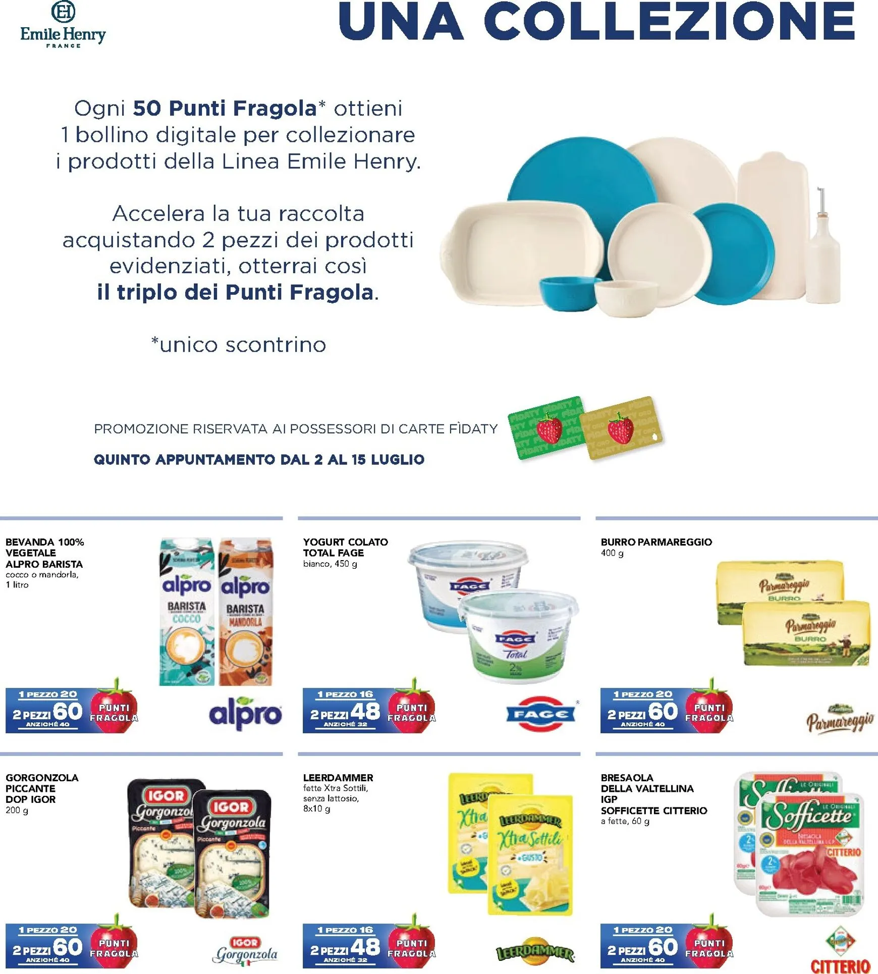 Volantino attuale di Esselunga - Collection Emile Henry valido dal giovedì 02/07/2026 al mercoledì 15/07/2026 da 2 luglio a 15 luglio di 2026 - Pagina del volantino 1