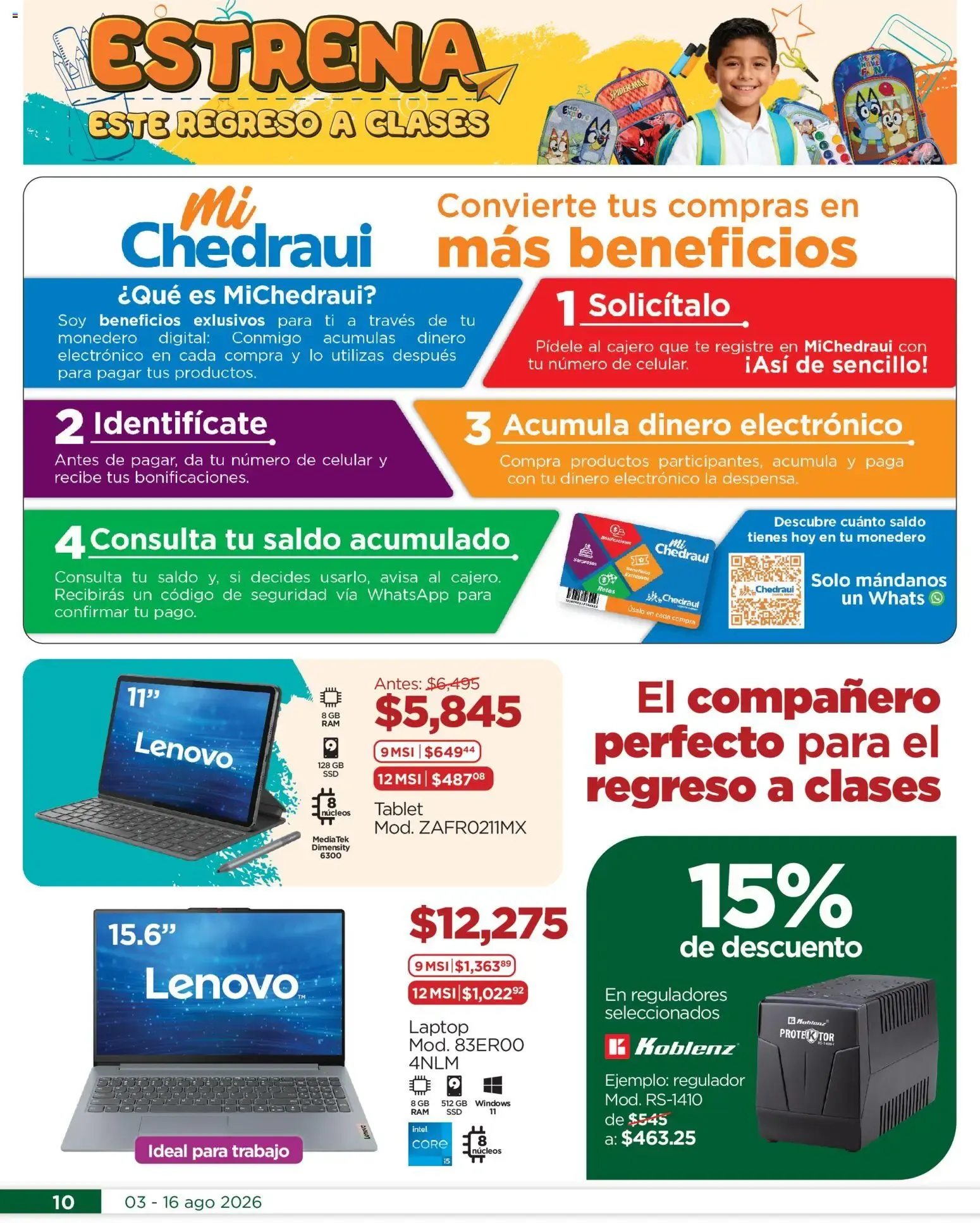 Catálogo de Llegan los ofertones del verano Chedraui 3 de agosto al 16 de agosto 2026 - Pagina 10