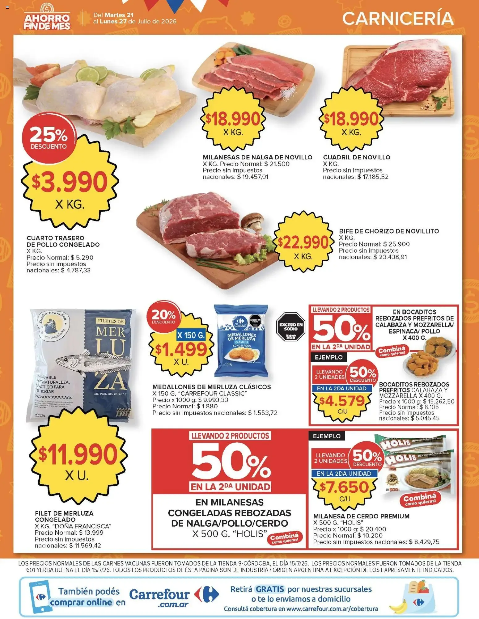 Ofertas de Carrefour Market - Ahorro Fin de Mes 21 de julio al 27 de julio 2026 - Página 3 del catálogo