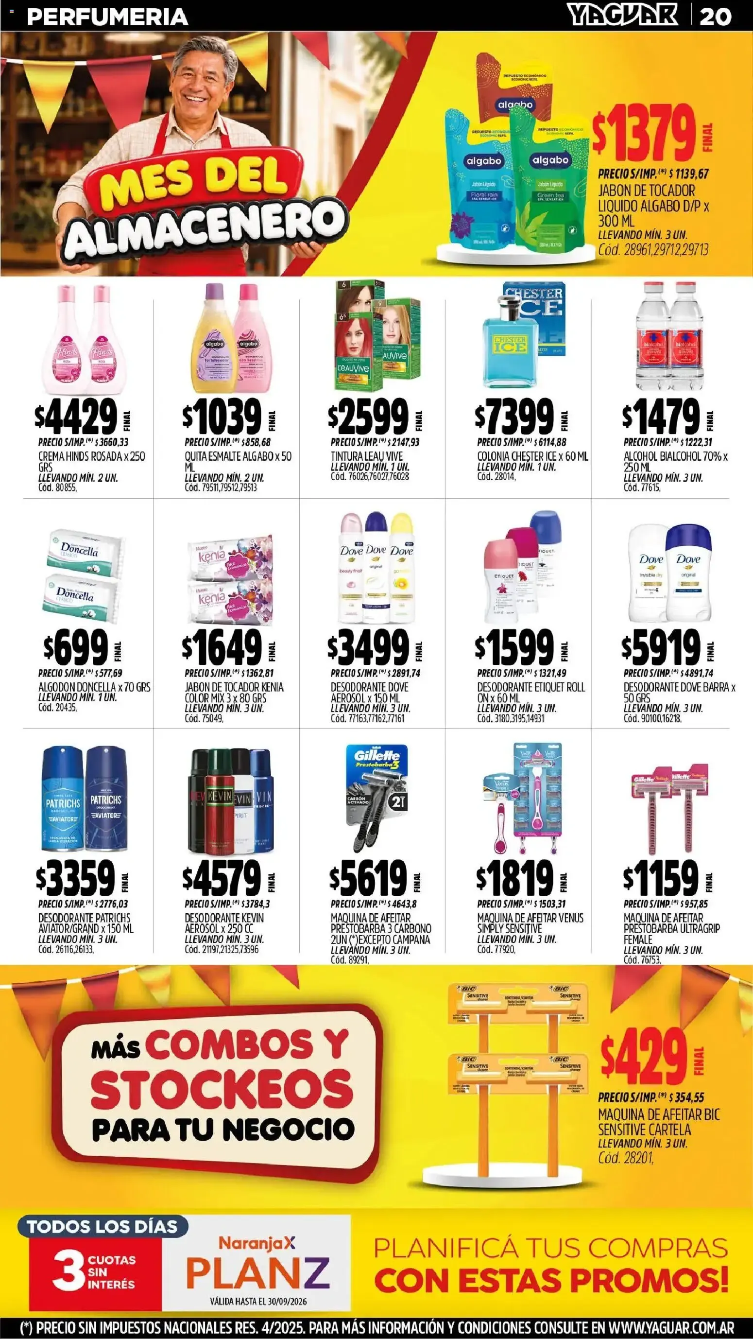 Ofertas de Mayorista Yaguar - Mes del Almacenero 31 de agosto al 5 de septiembre 2026 - Página 20 del catálogo
