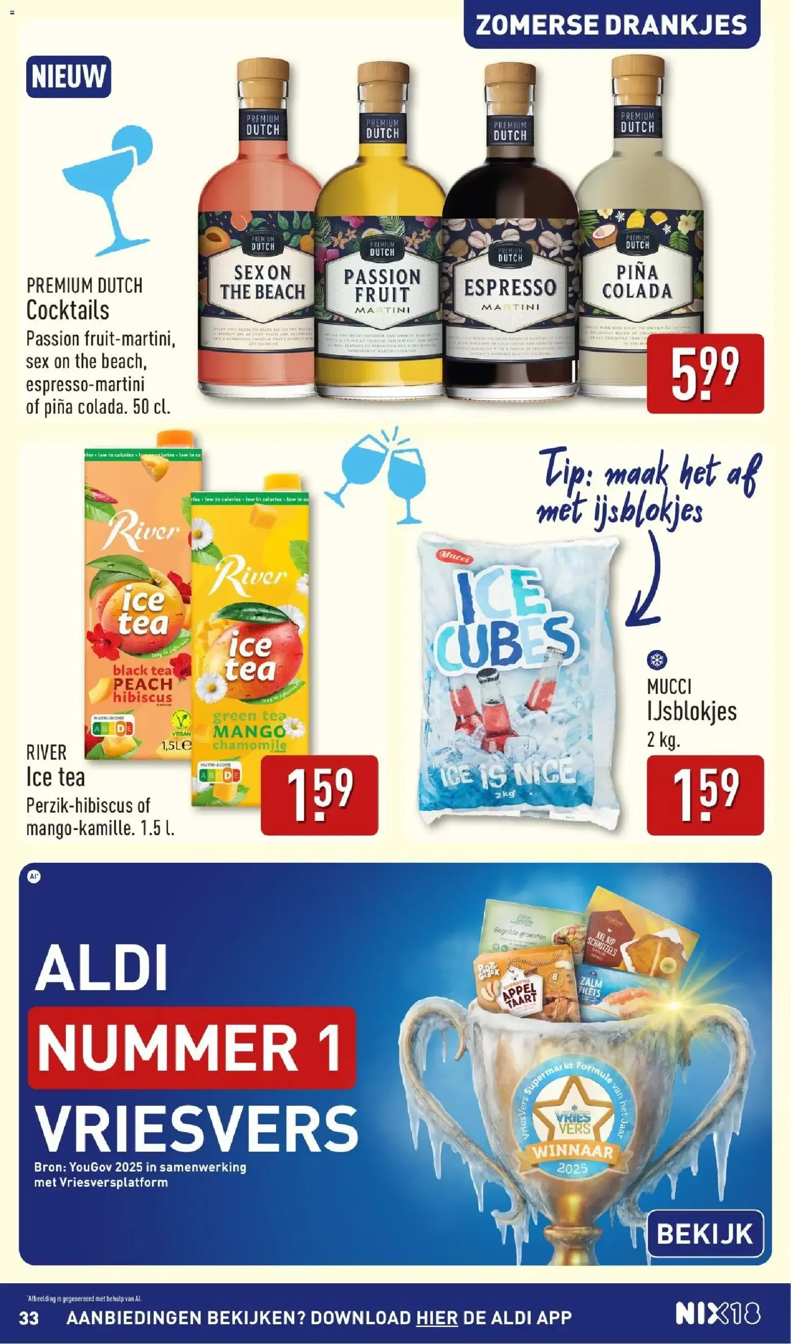 Aldi: ¡Qué Barato, Vamos a Celebrar! Boordevol Zomerse Inspiratie para BBQ van 3 augustus tot 9 augustus 2026 - Folder pagina 33