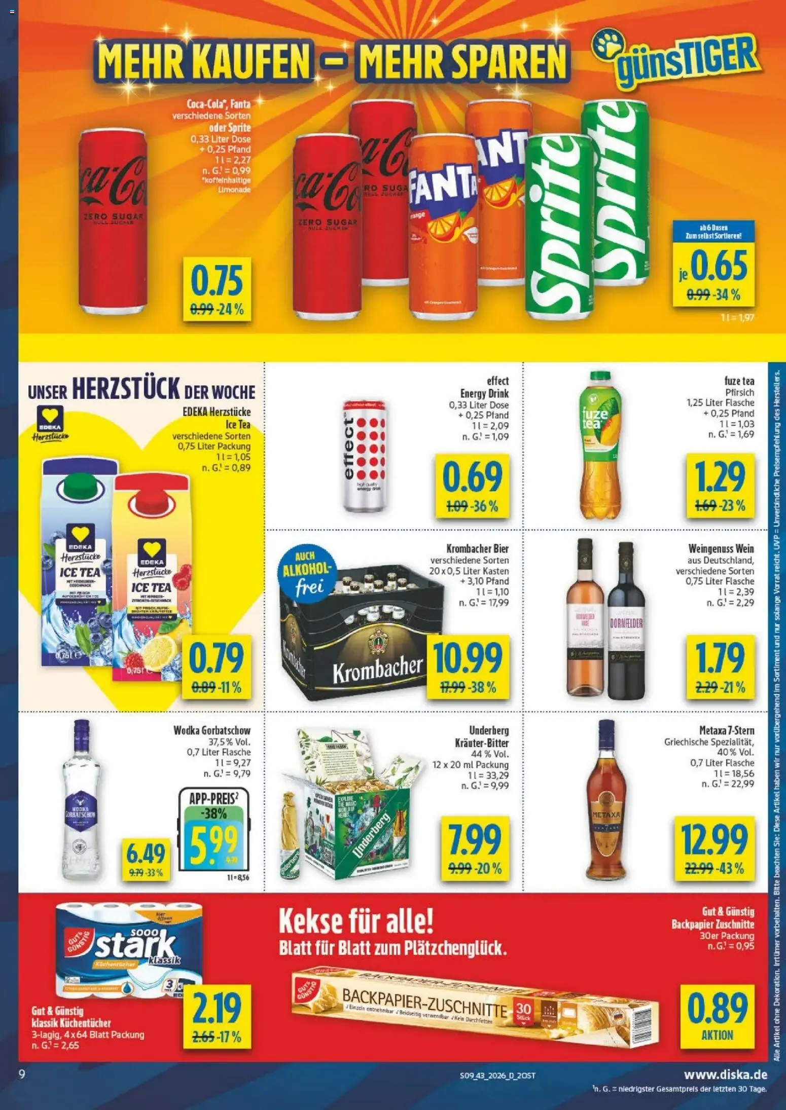 Diska Prospekt (ab 19.10.2026) zum Blättern von 19. Oktober bis 24. Oktober 2026 - Prospekt seite 9