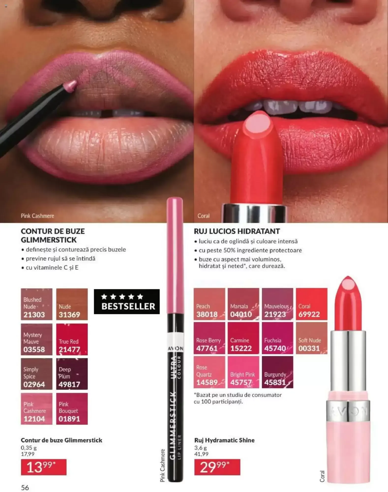 Catalog Avon | Campania 08/2026: Ruj Velvety Mousse de la 1 august până la 31 august 2026 - Revista Pagina 56