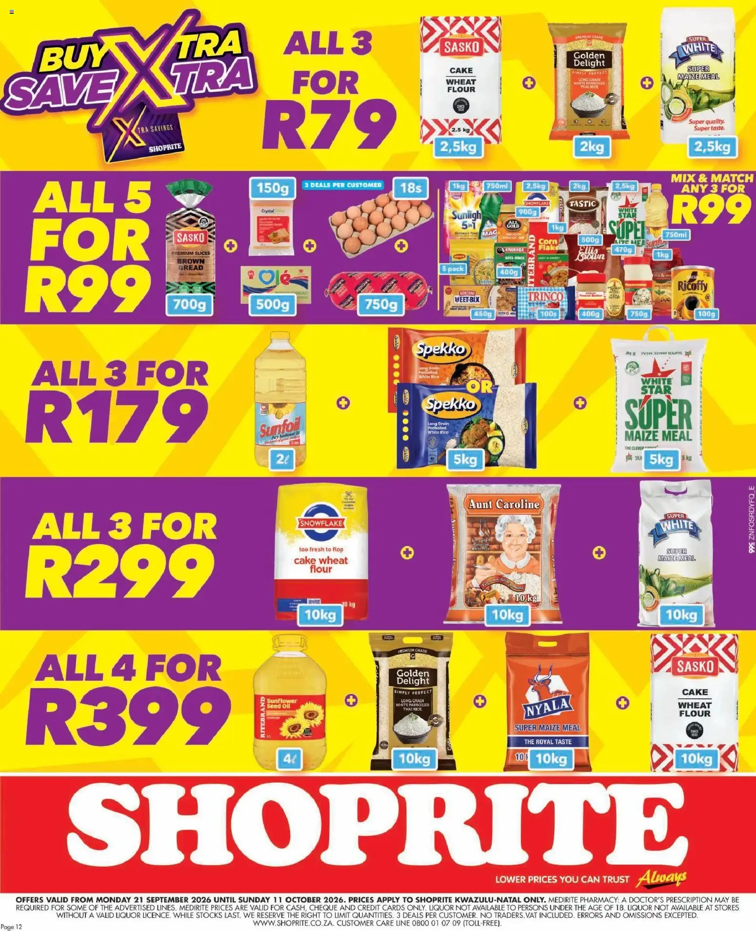 Shoprite Specials (21/09/2026 - 11/10/2026) → Online Catalogue from 21 September to 11 October 2026 - Catalogue Page 12