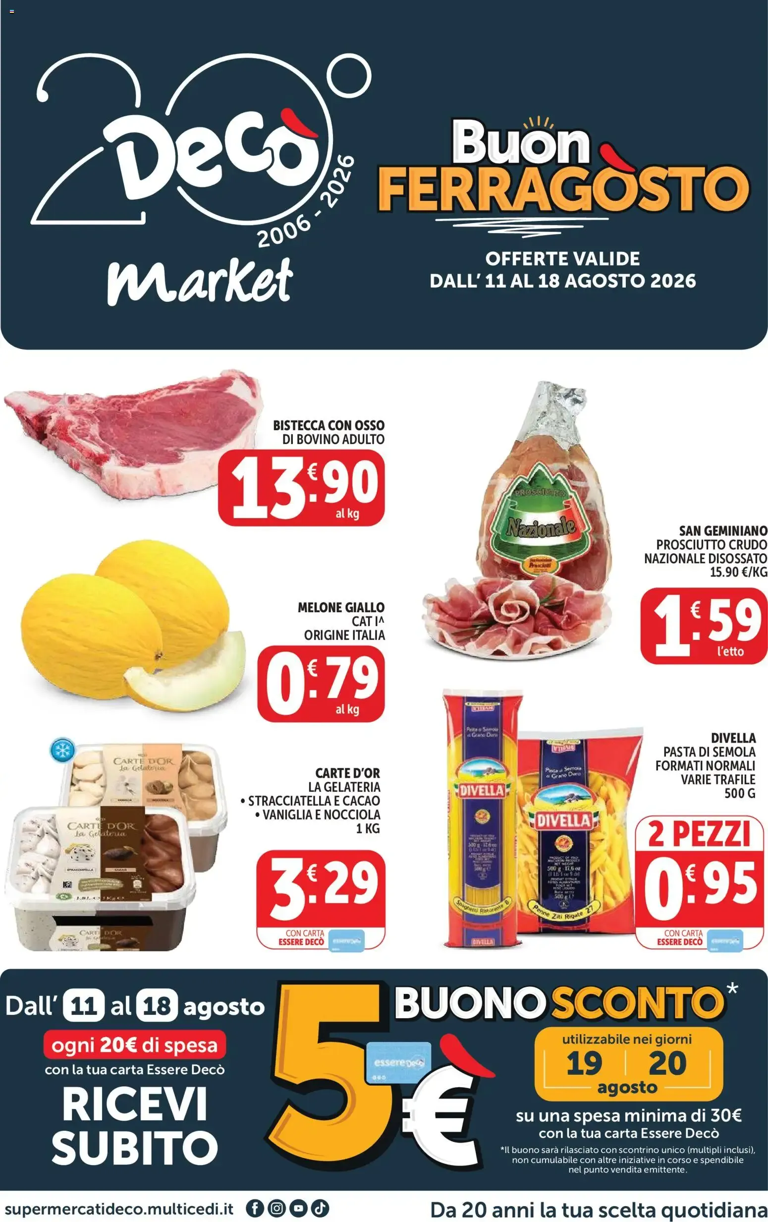 Deco Market - Buon Ferragosto da 11 agosto a 18 agosto di 2026 - Pagina del volantino 1