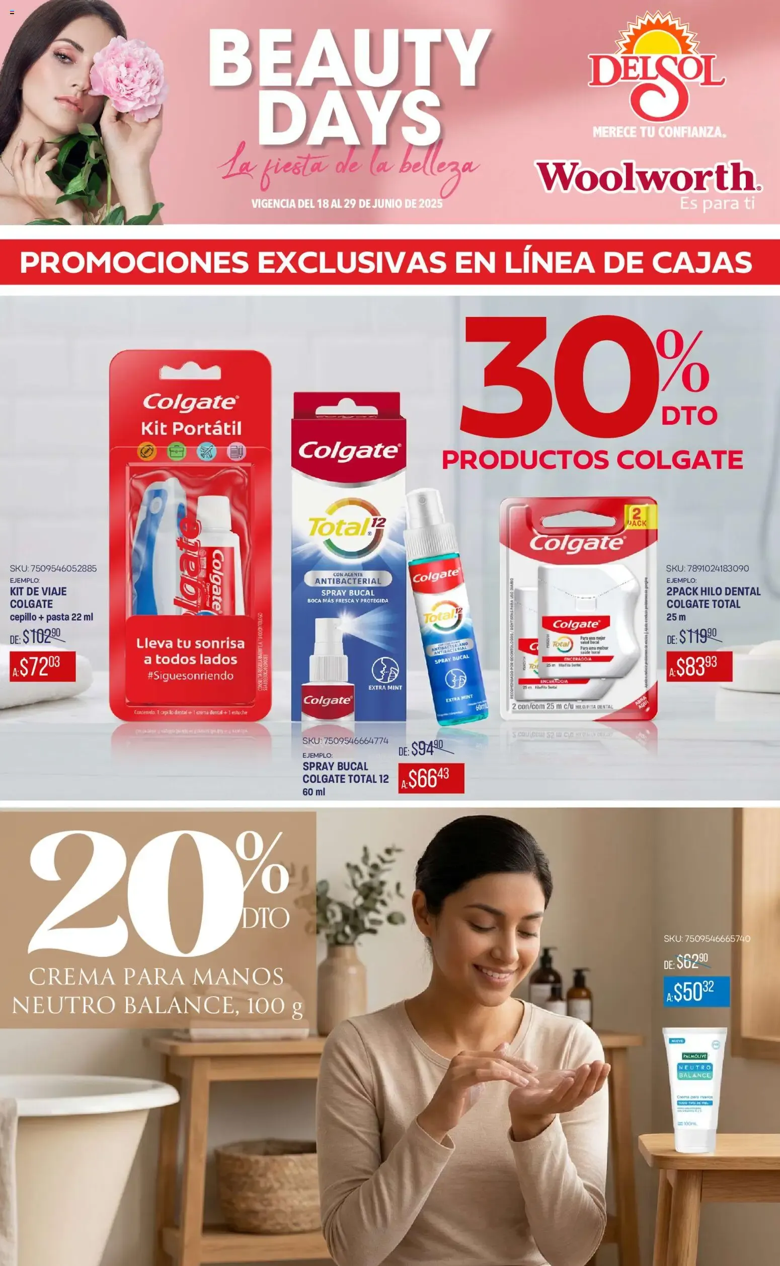 Catálogo de Del Sol y Woolworth catálogo Beauty Days (18/06/2026 - 29/06/2026) - catálogo en línea 18 de junio al 29 de junio 2026 - Pagina 8