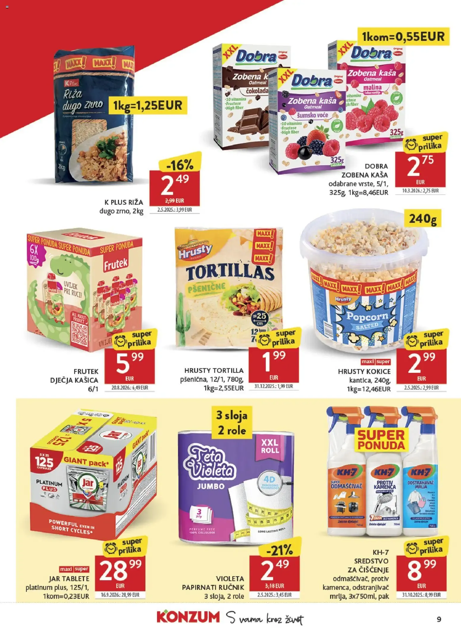 Katalog Konzum Katalog 40/2026 od 30. rujna do 6. listopada 2026. - Pregled Stranica 9