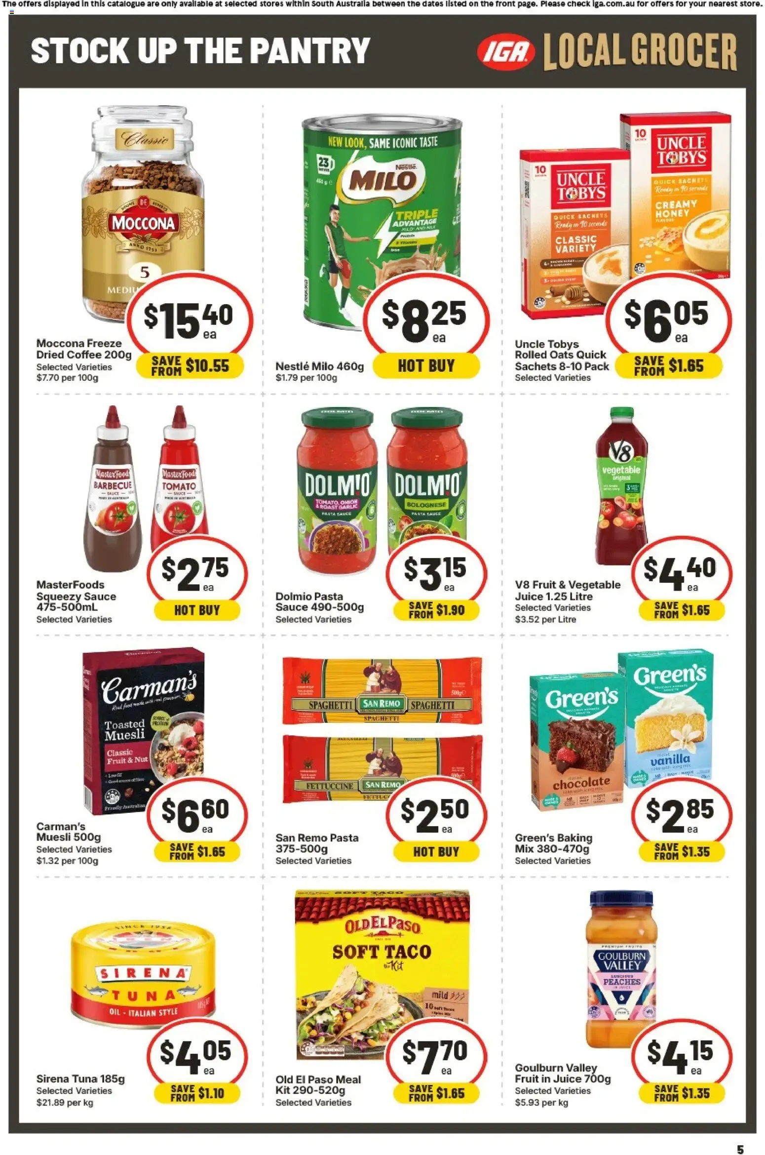 IGA catalogue valid from 21/10/2026 > Online Australia - Catalogue valid from 21 October to 27 October 2026 - page 5