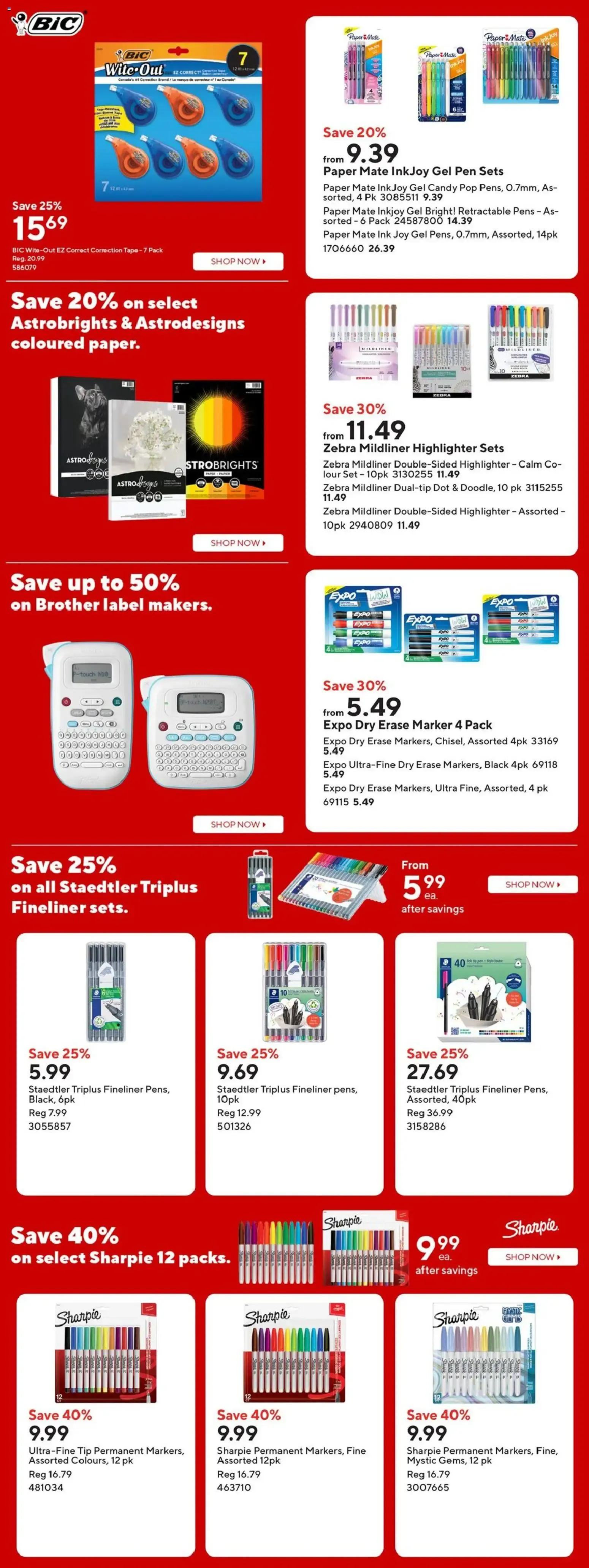 Staples Semi-annual Big Chair + Desk Event from October 16 to October 29 2026 - flyer page 7