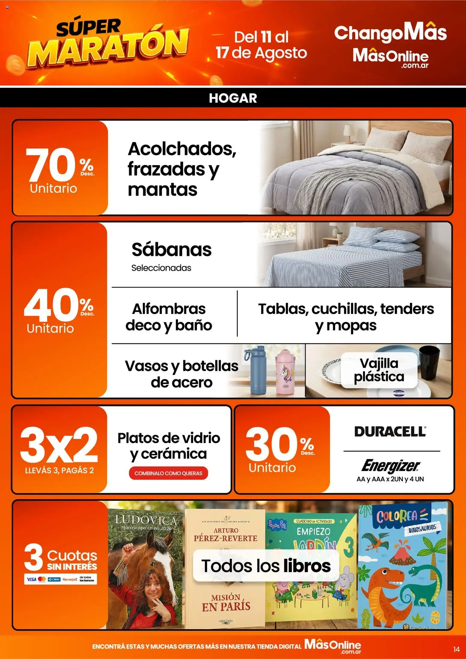 Ofertas de Súper Maratón Chango Más: Juguetería y ofertas 11 de agosto al 17 de agosto 2026 - Página 14 del catálogo